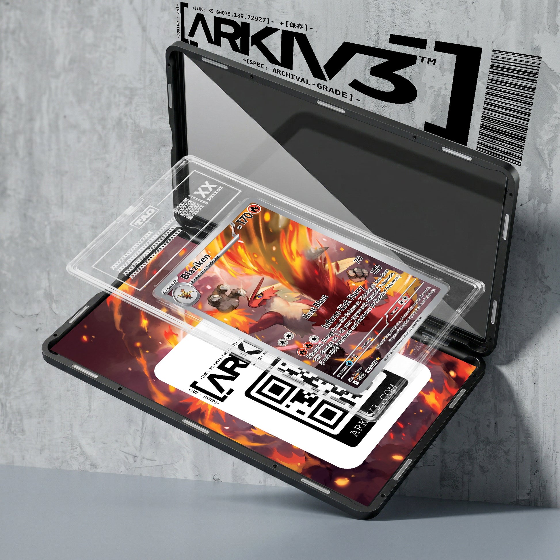 ARKIV3 TAG graded exploded mockup