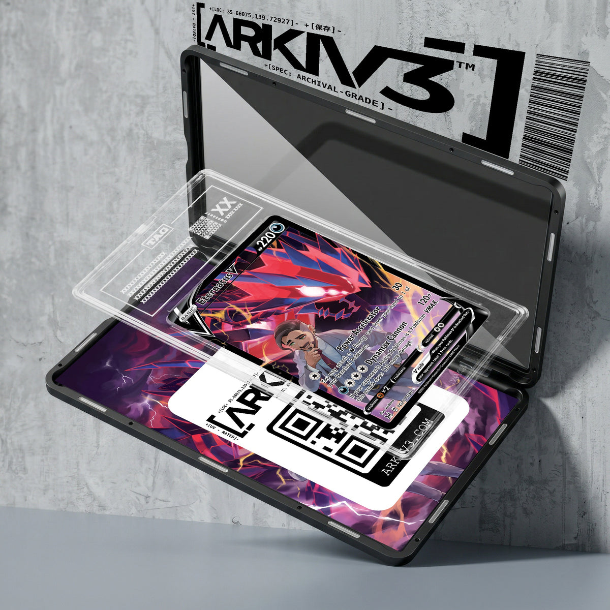 ARKIV3 TAG graded exploded mockup
