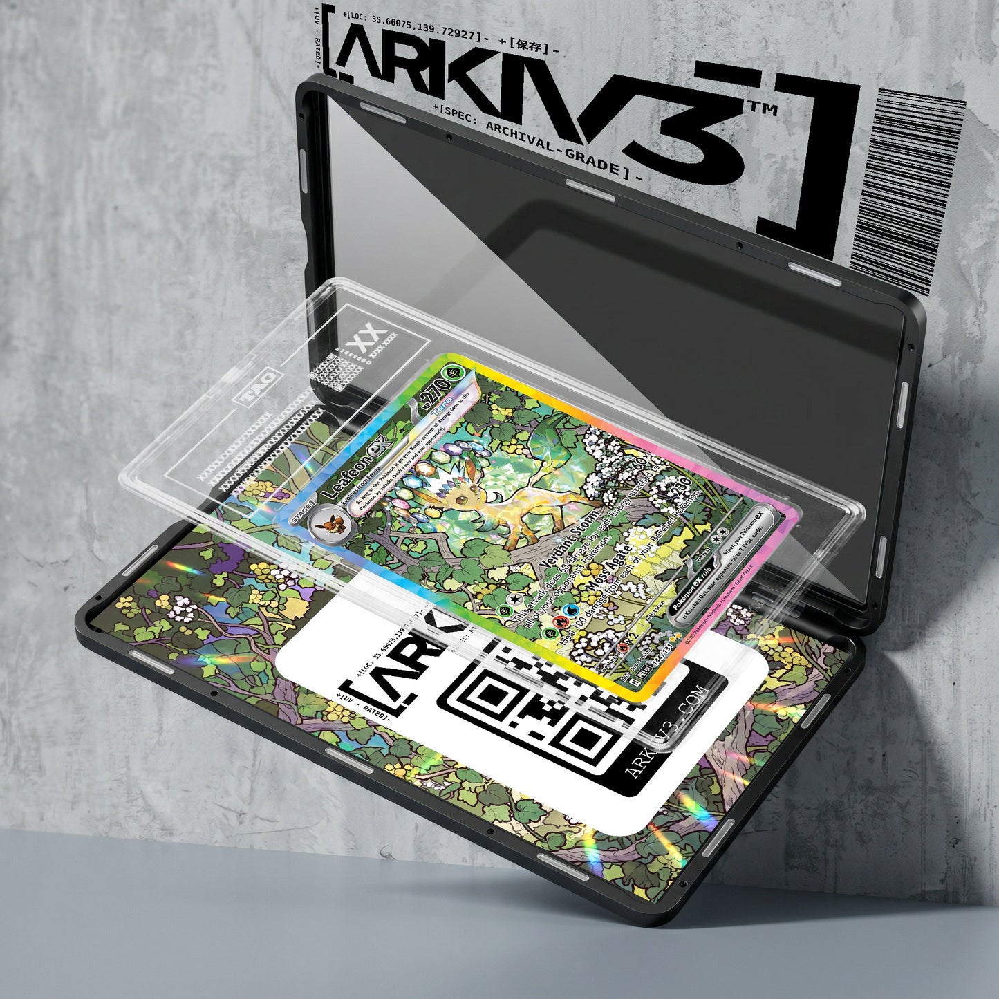 ARKIV3 TAG graded exploded mockup