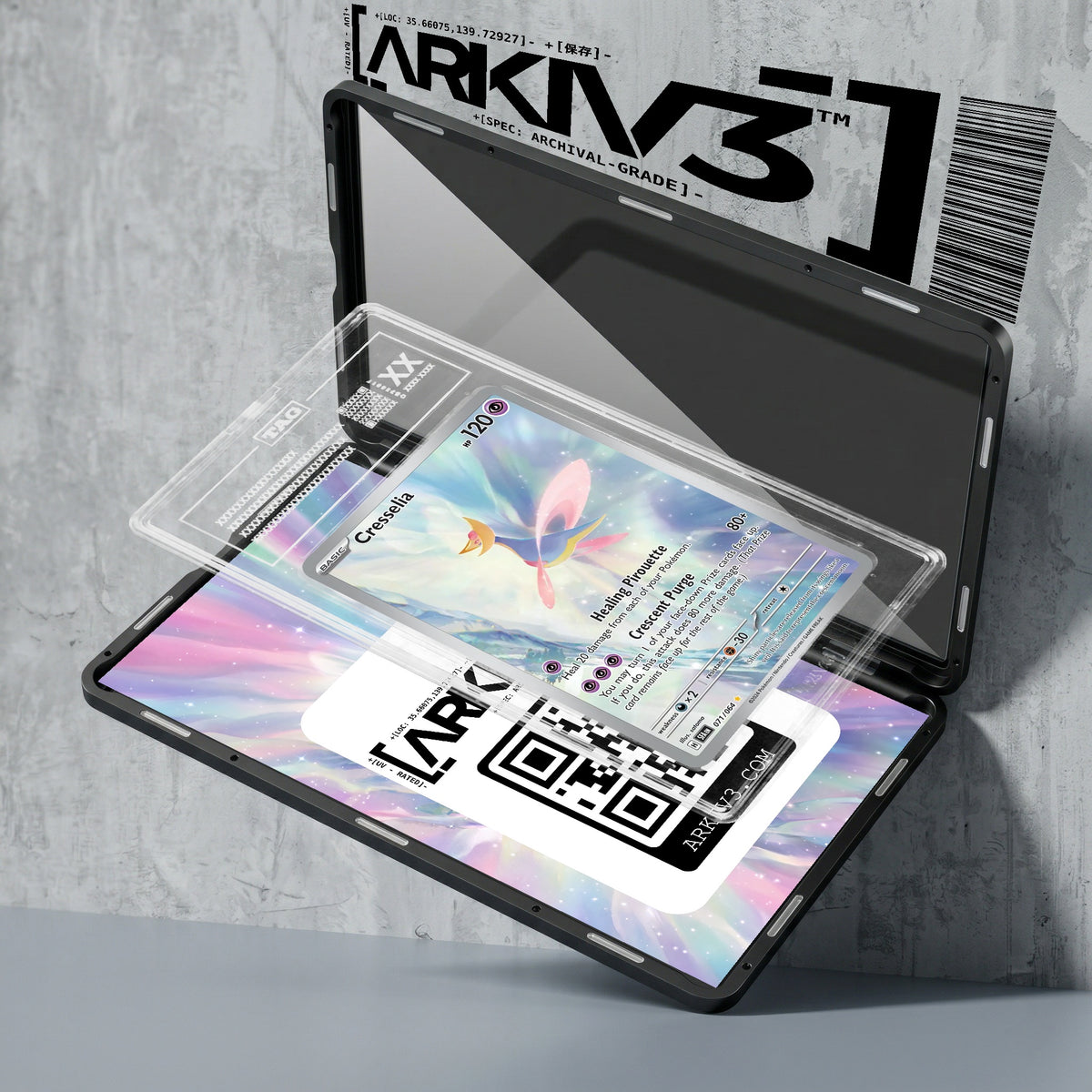 ARKIV3 TAG graded exploded mockup