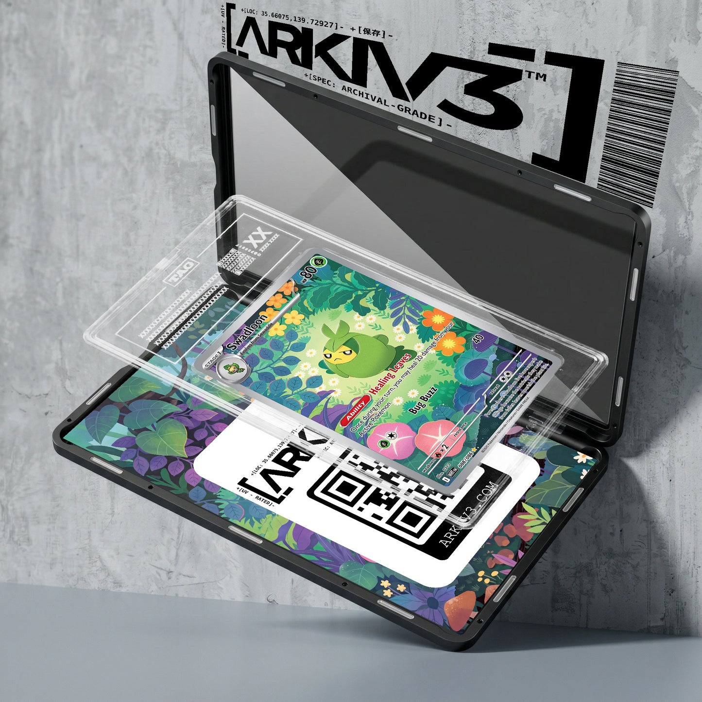 ARKIV3 TAG graded exploded mockup