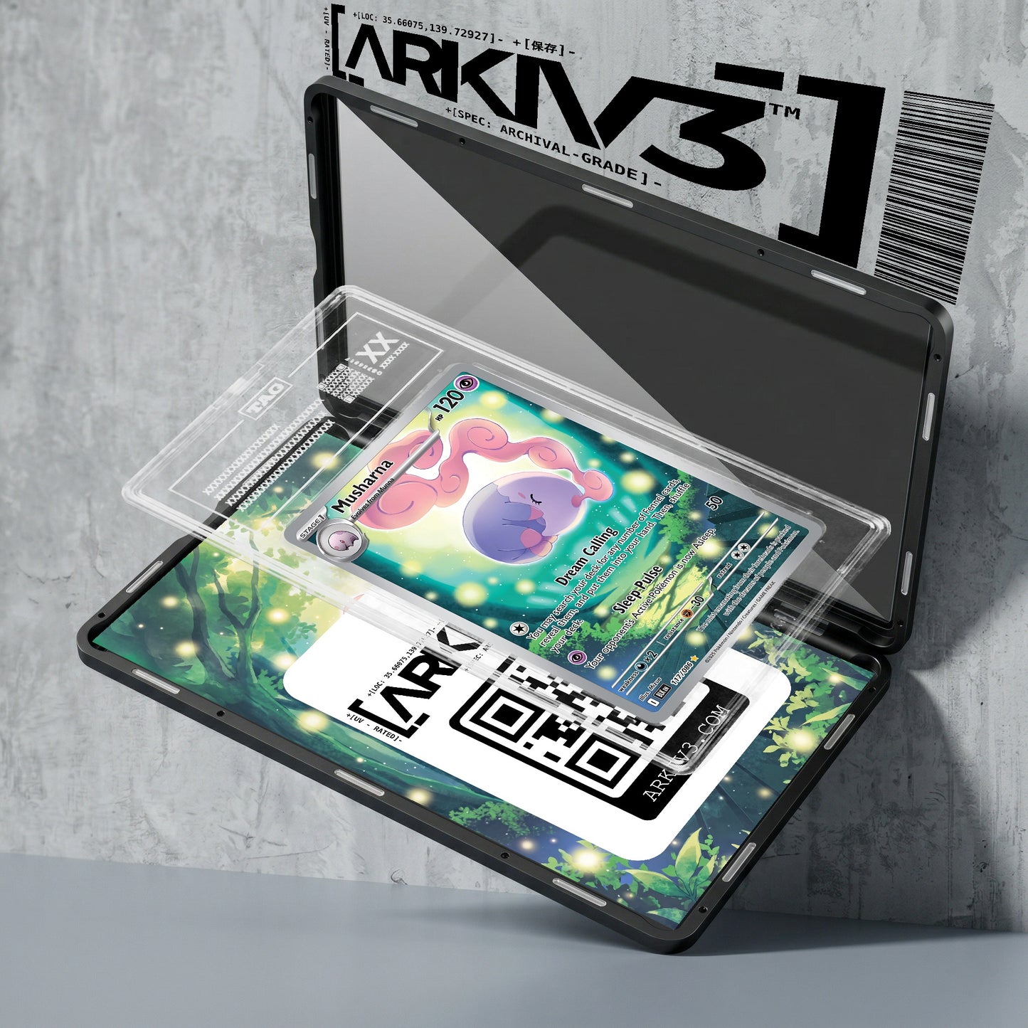 ARKIV3 TAG graded exploded mockup