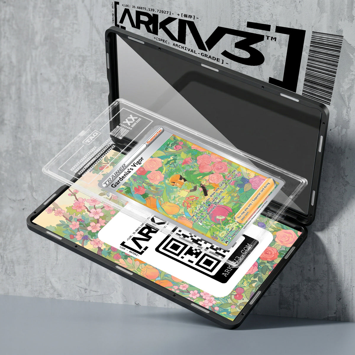 ARKIV3 TAG graded exploded mockup