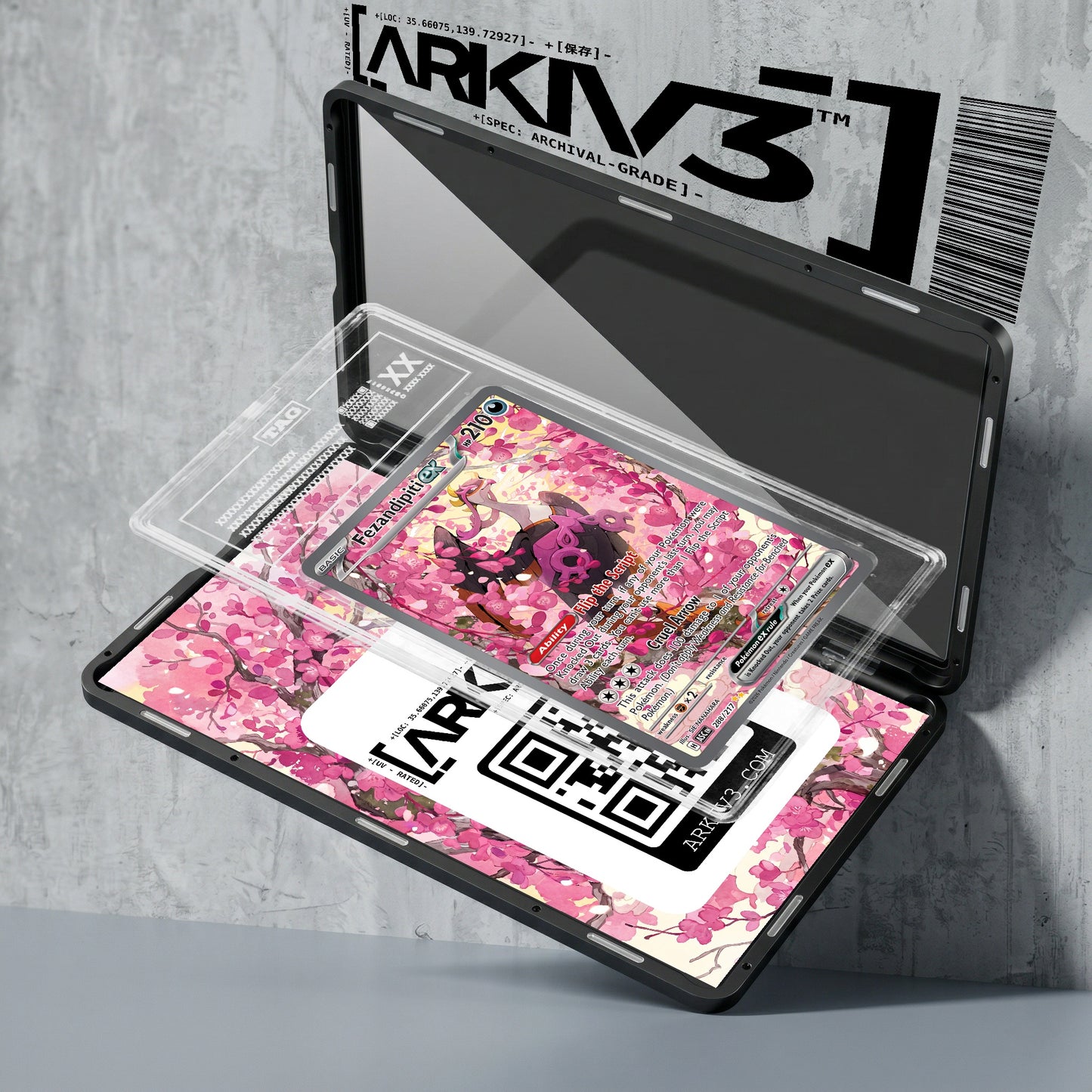 ARKIV3 TAG graded exploded mockup