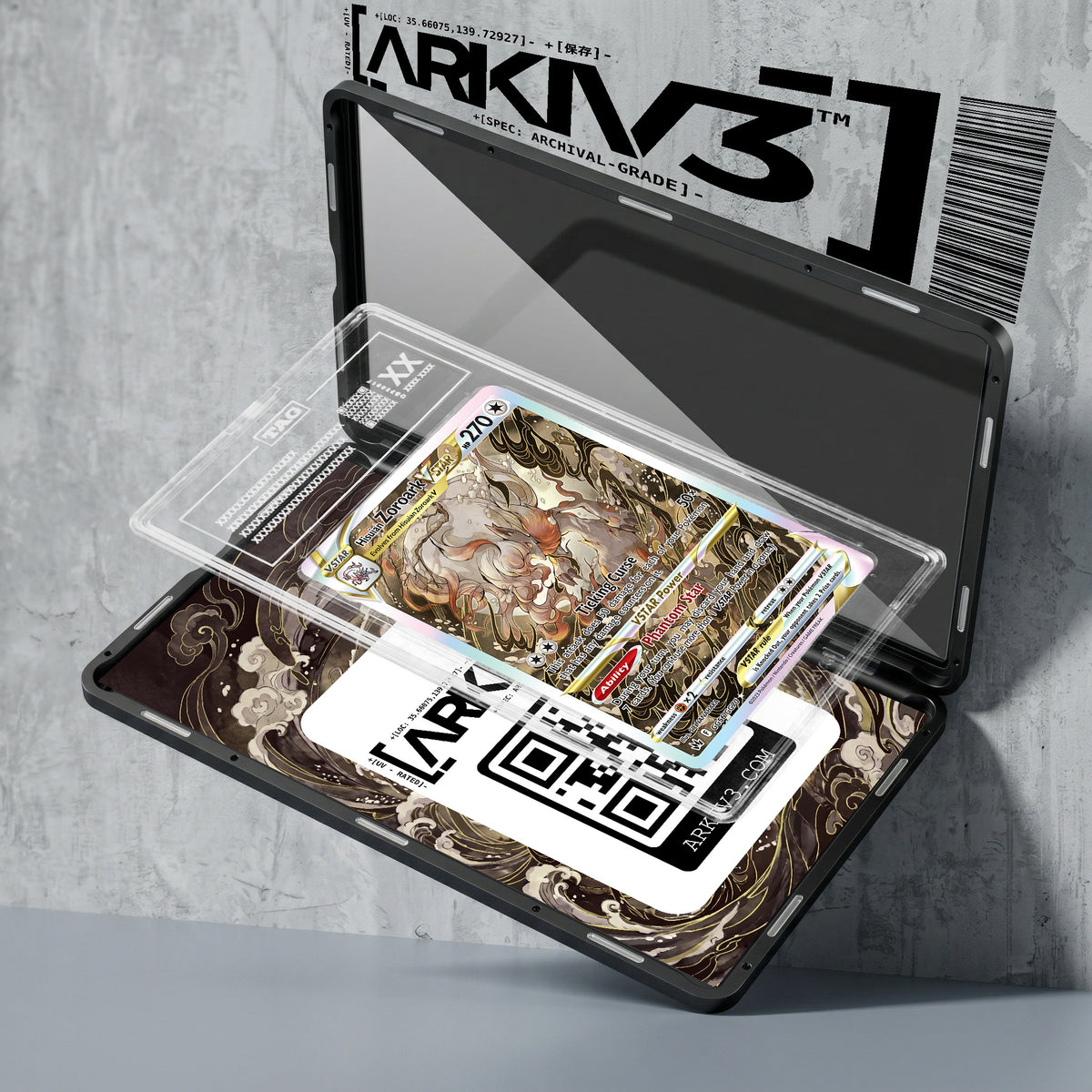 ARKIV3 TAG graded exploded mockup
