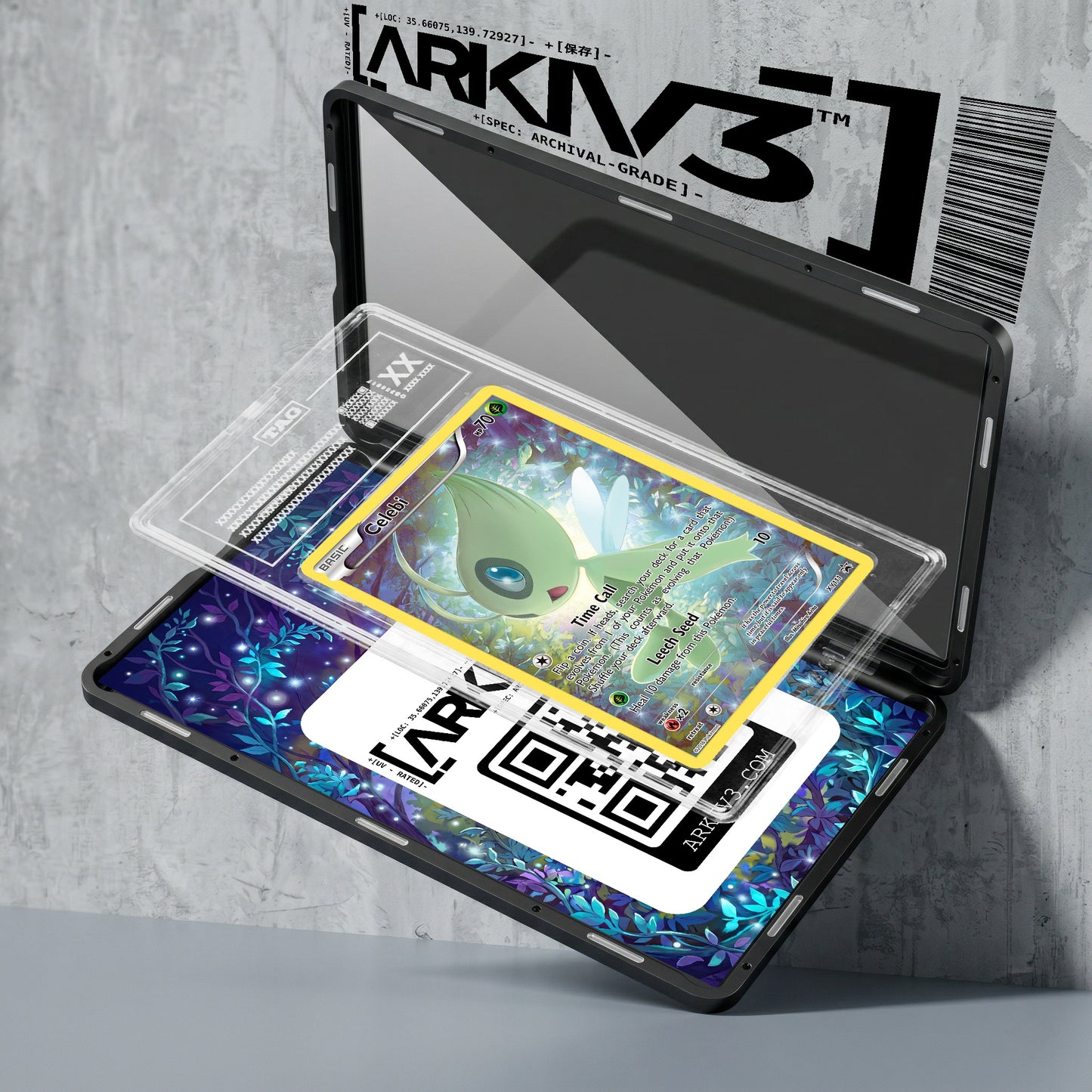 ARKIV3 TAG graded exploded mockup