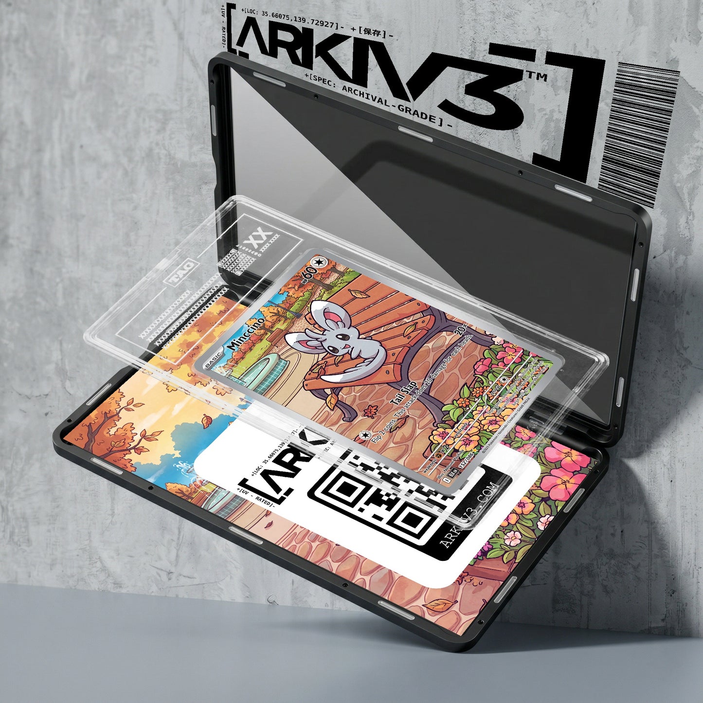 ARKIV3 TAG graded exploded mockup