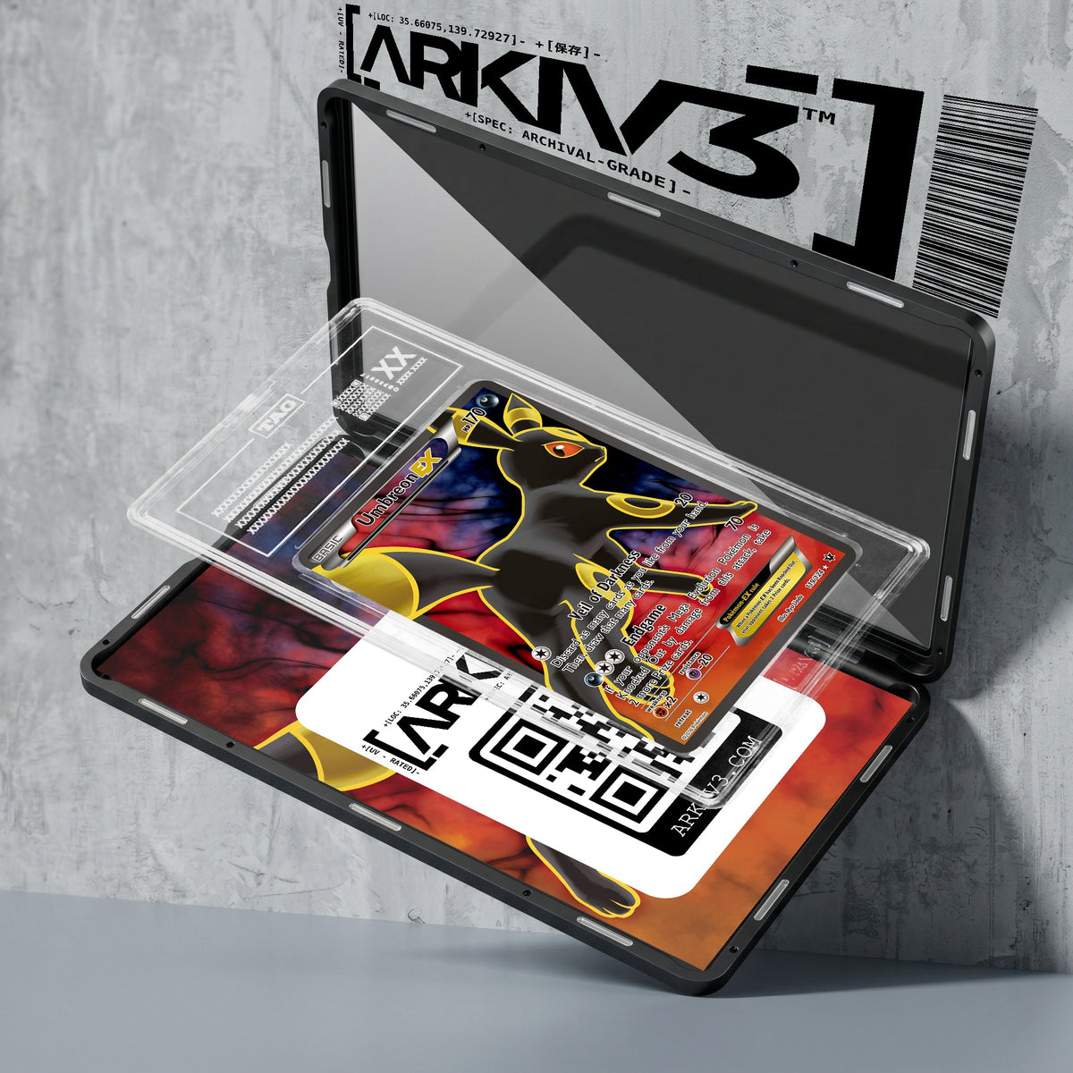ARKIV3 TAG graded exploded mockup