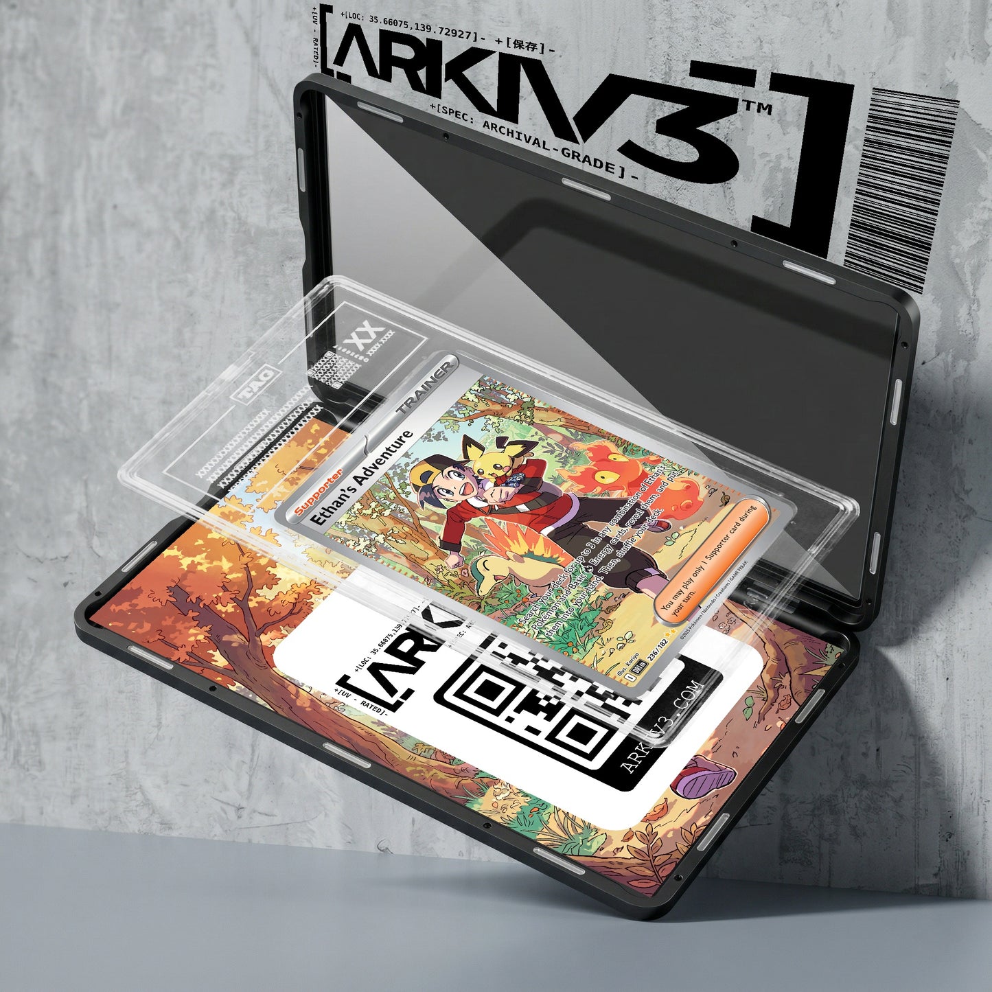 ARKIV3 TAG graded exploded mockup