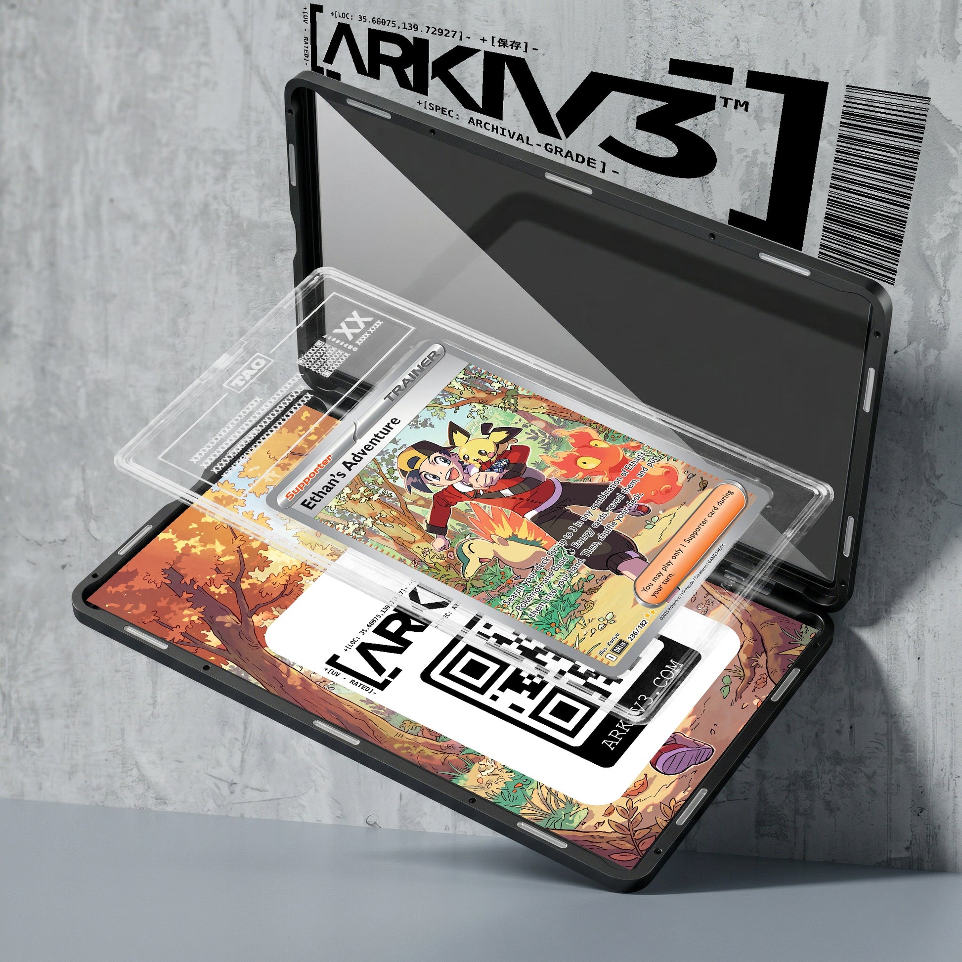 ARKIV3 TAG graded exploded mockup