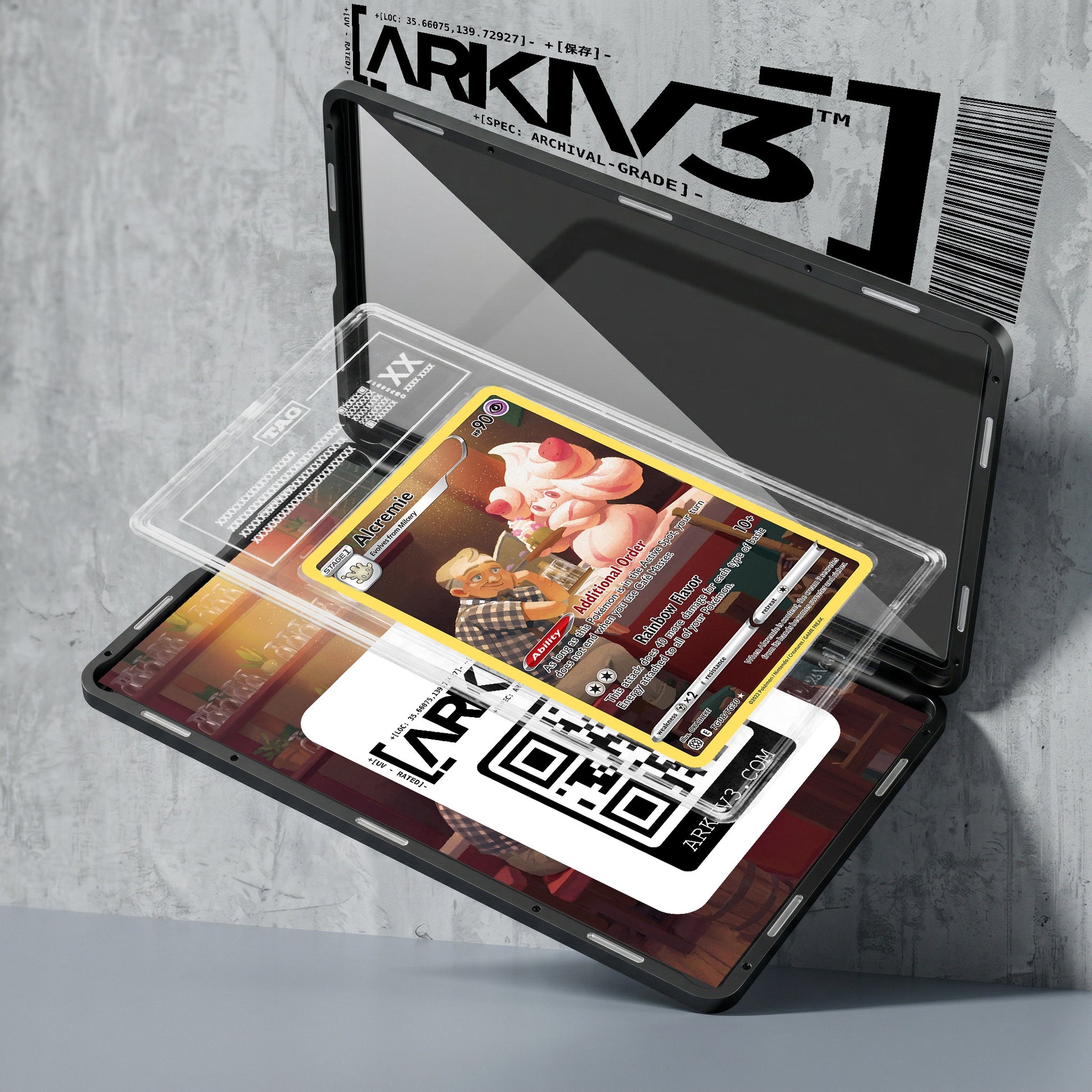 ARKIV3 TAG graded exploded mockup