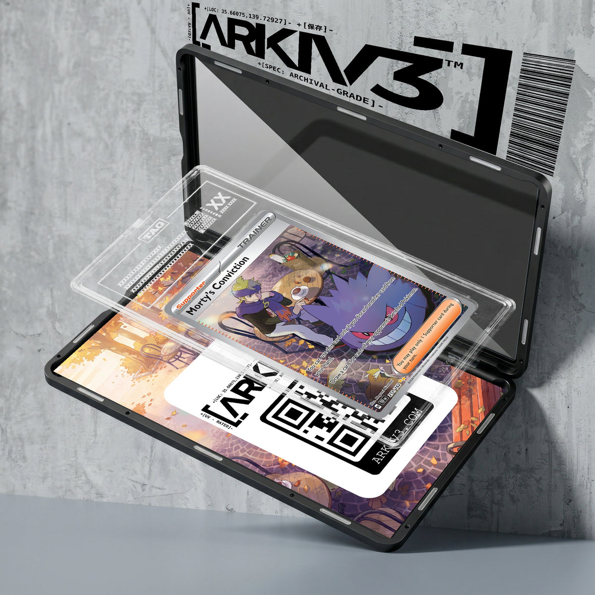 ARKIV3 TAG graded exploded mockup