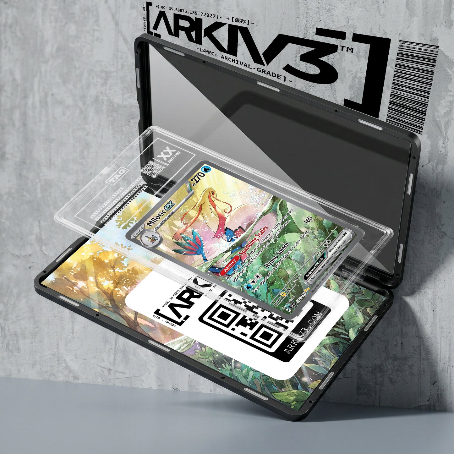 ARKIV3 TAG graded exploded mockup