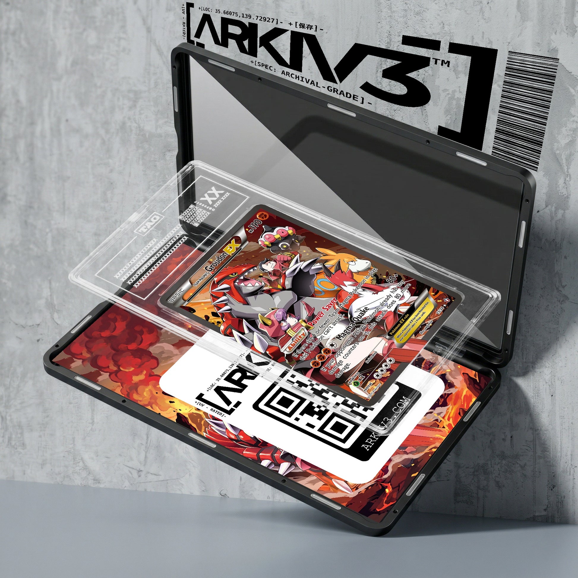 ARKIV3 TAG graded exploded mockup