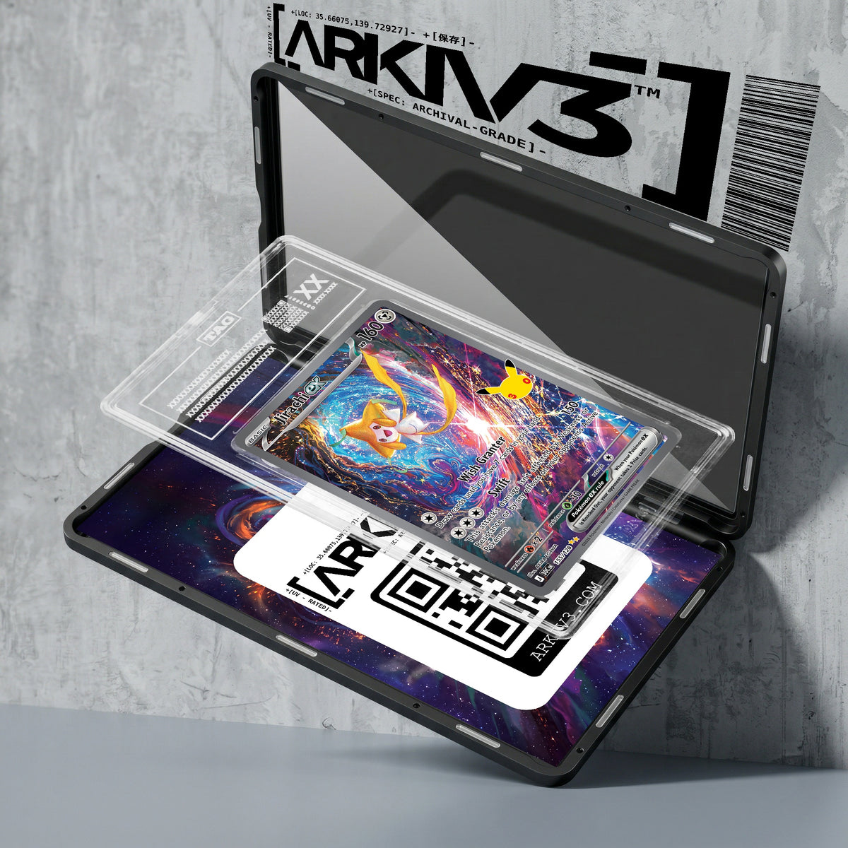 ARKIV3 TAG graded exploded mockup