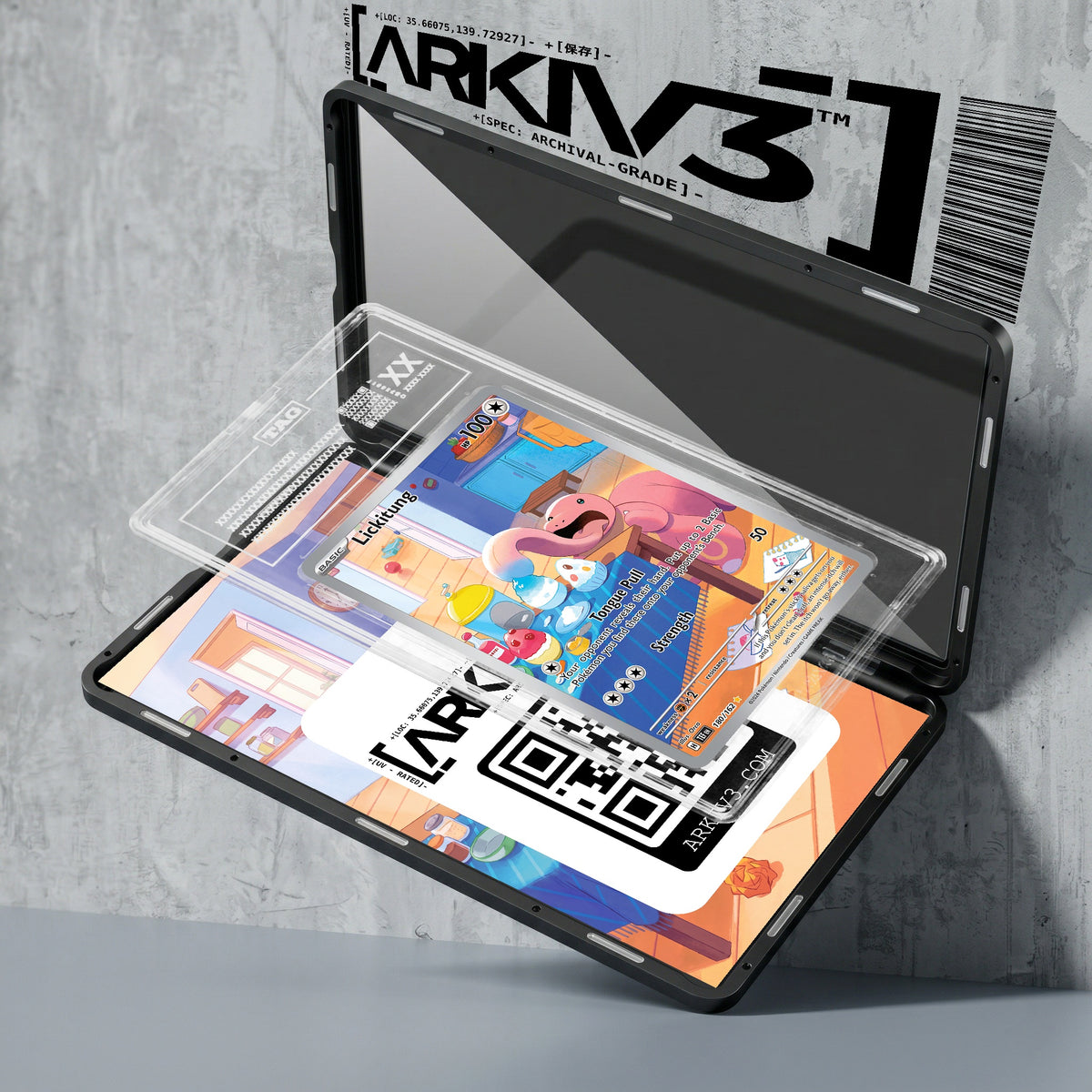 ARKIV3 TAG graded exploded mockup