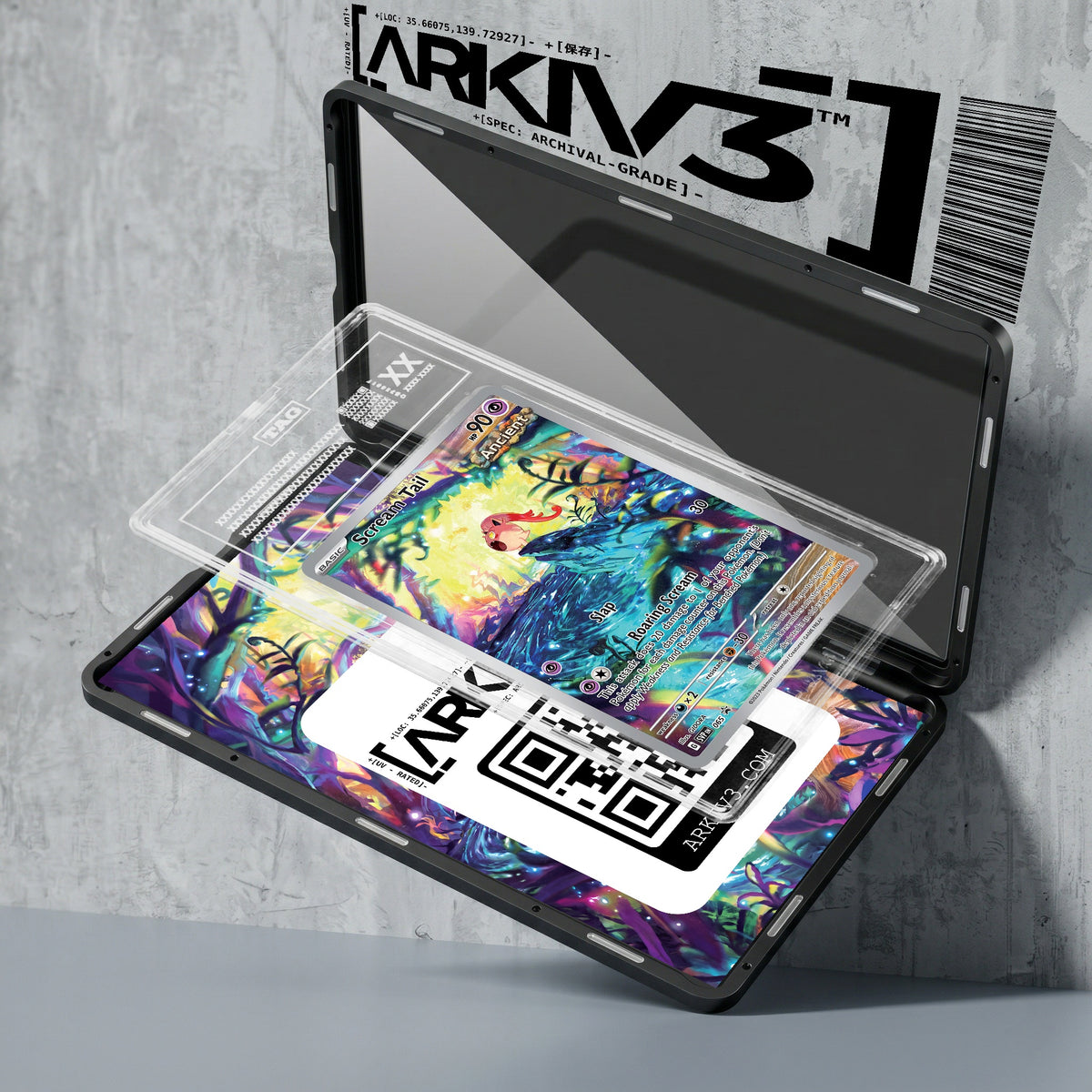 ARKIV3 TAG graded exploded mockup