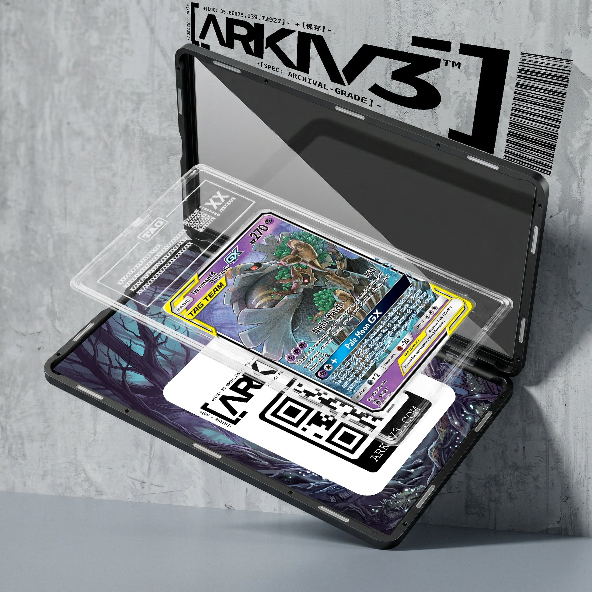 ARKIV3 TAG graded exploded mockup