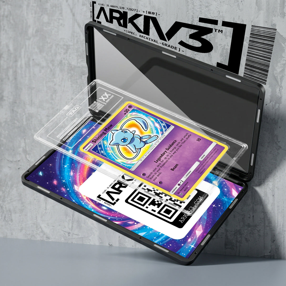 ARKIV3 TAG graded exploded mockup