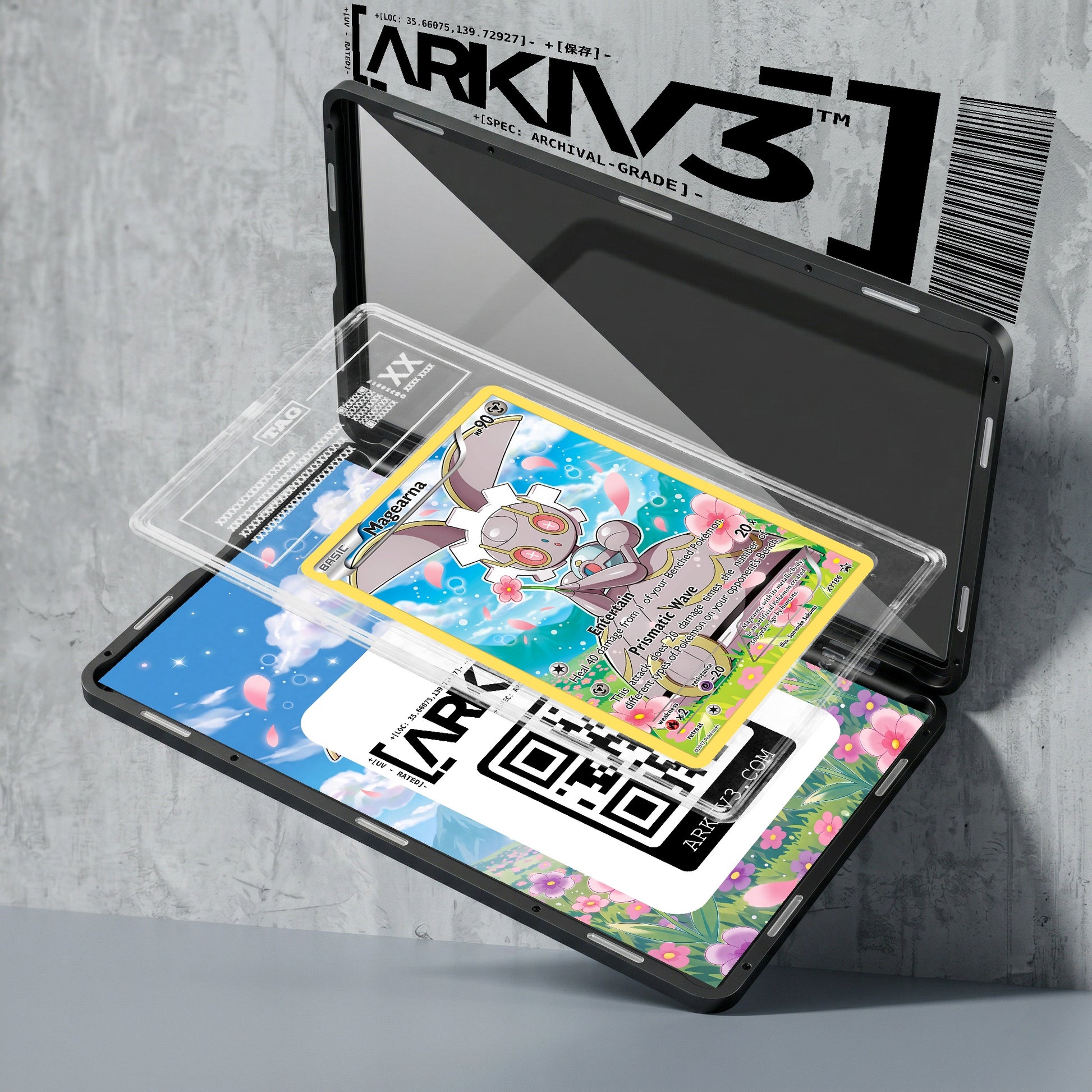 ARKIV3 TAG graded exploded mockup