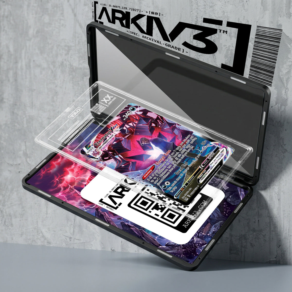 ARKIV3 TAG graded exploded mockup
