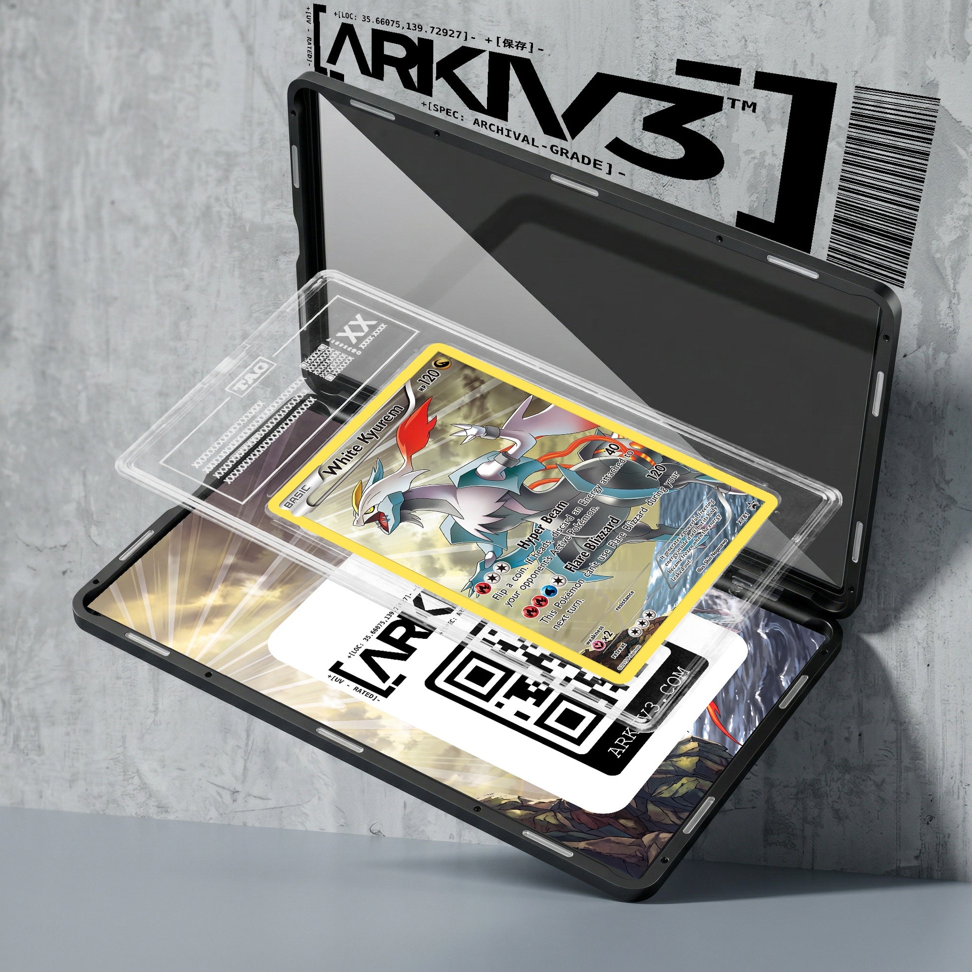 ARKIV3 TAG graded exploded mockup