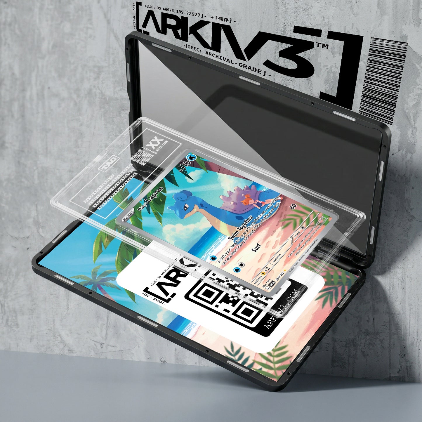 ARKIV3 TAG graded exploded mockup