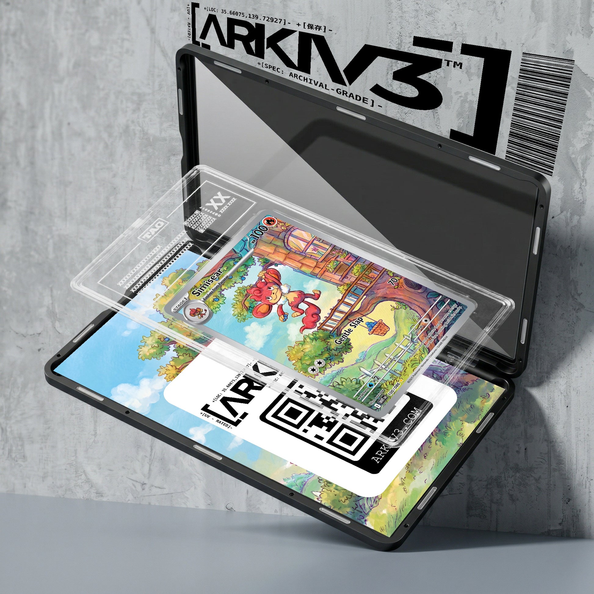 ARKIV3 TAG graded exploded mockup