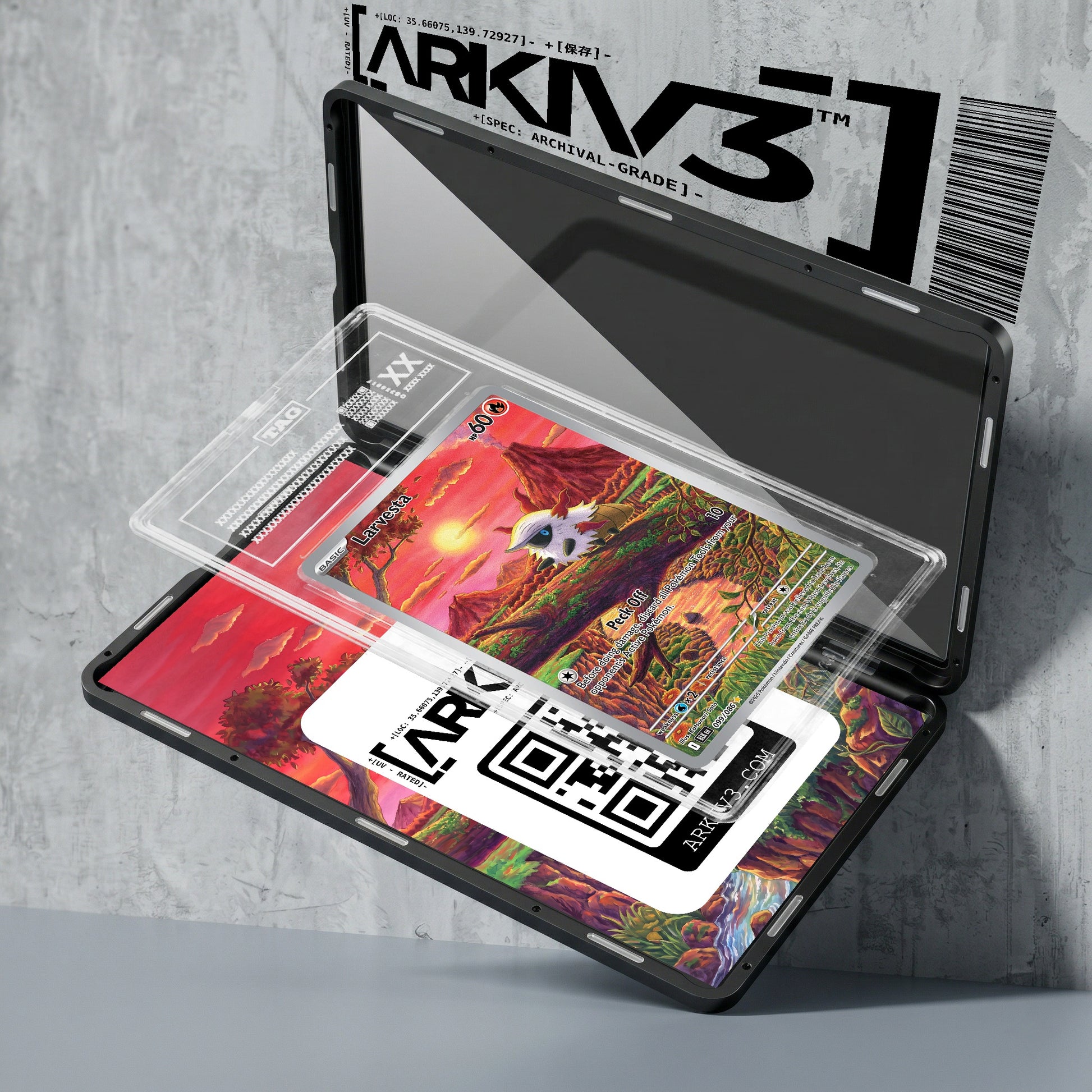 ARKIV3 TAG graded exploded mockup