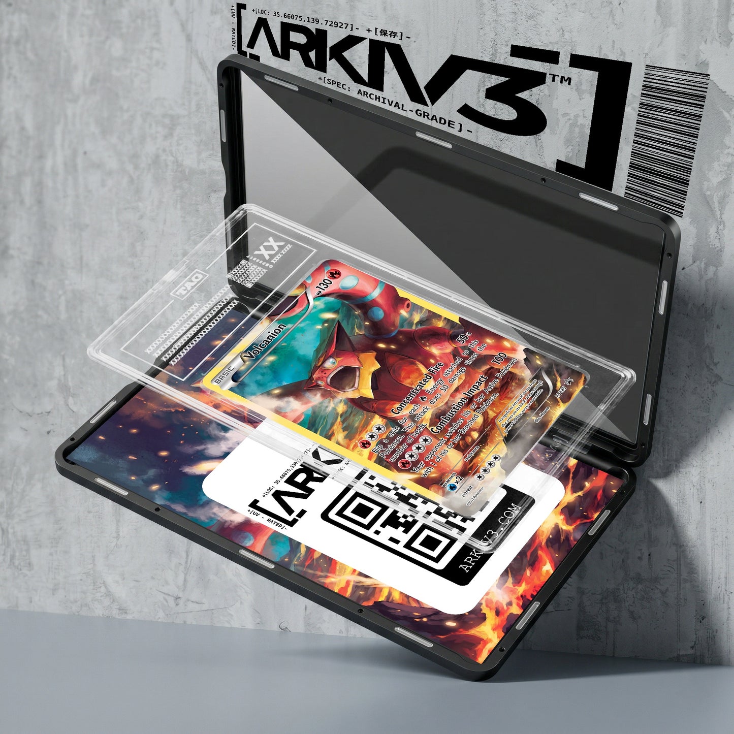 ARKIV3 TAG graded exploded mockup