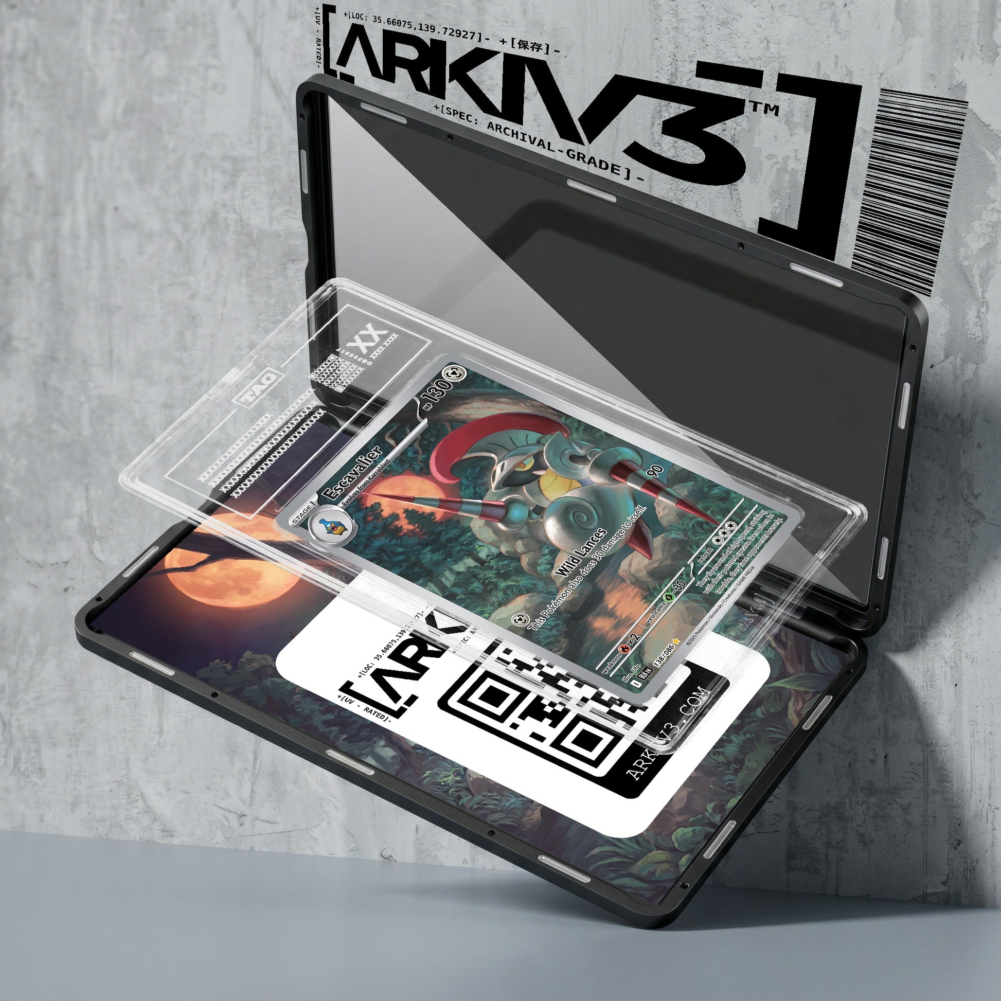 ARKIV3 TAG graded exploded mockup