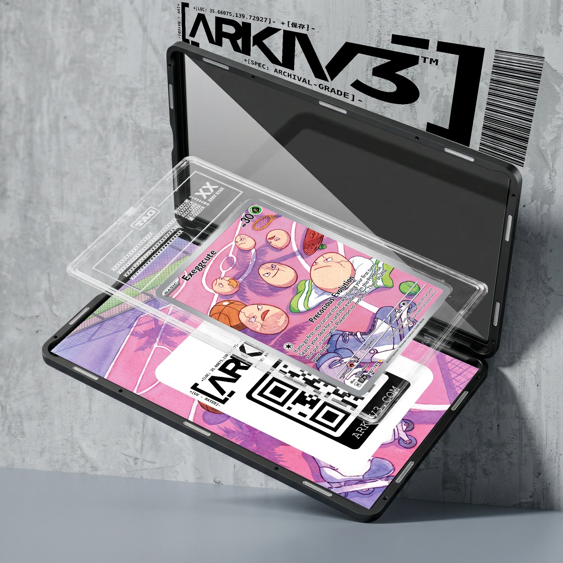 ARKIV3 TAG graded exploded mockup