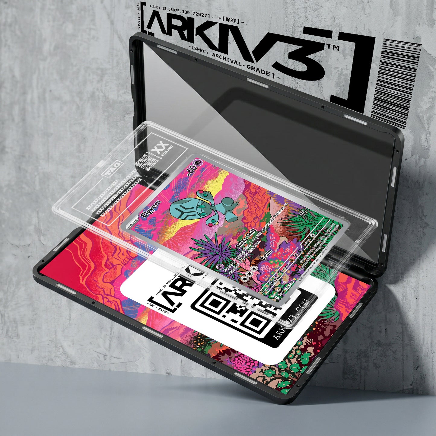ARKIV3 TAG graded exploded mockup