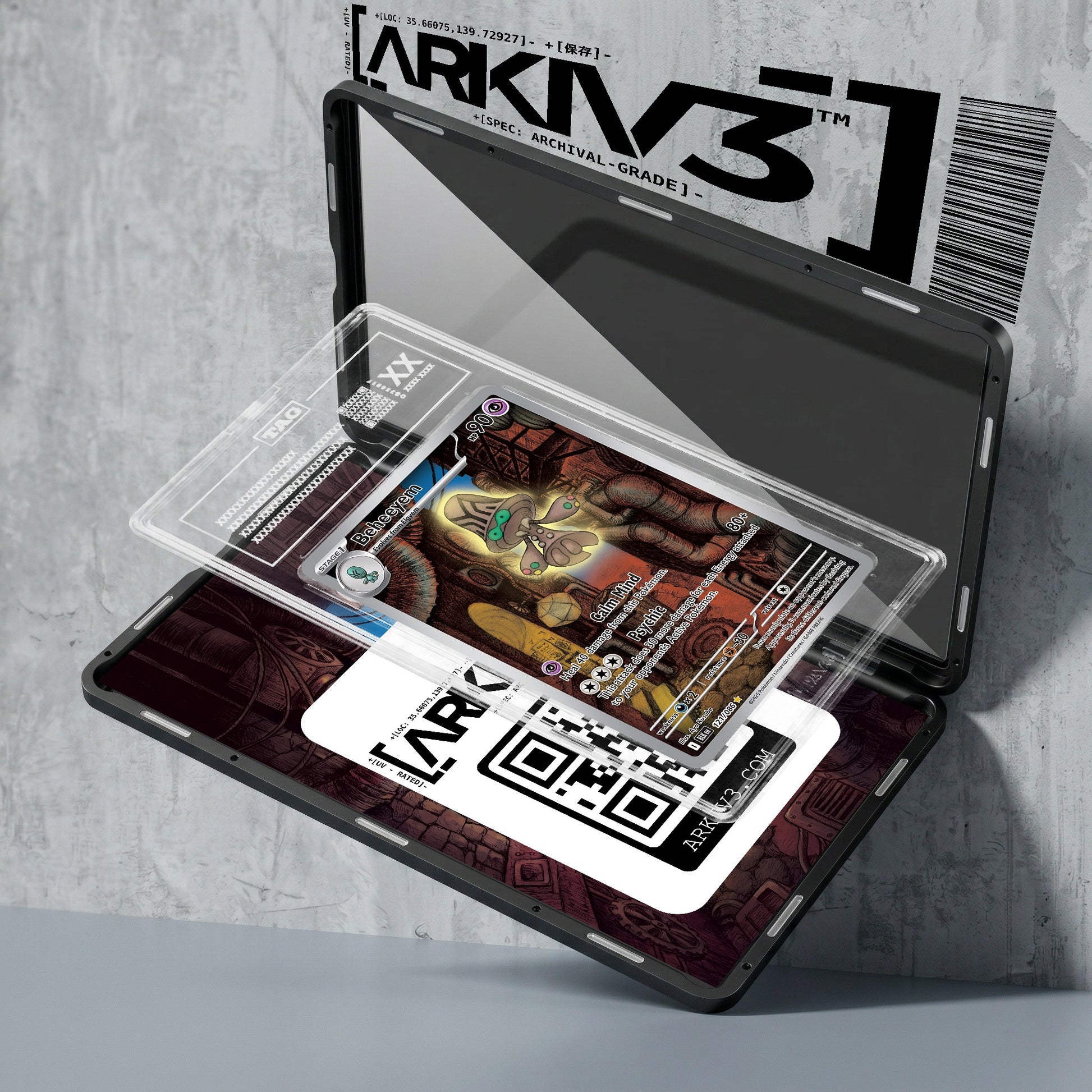 ARKIV3 TAG graded exploded mockup