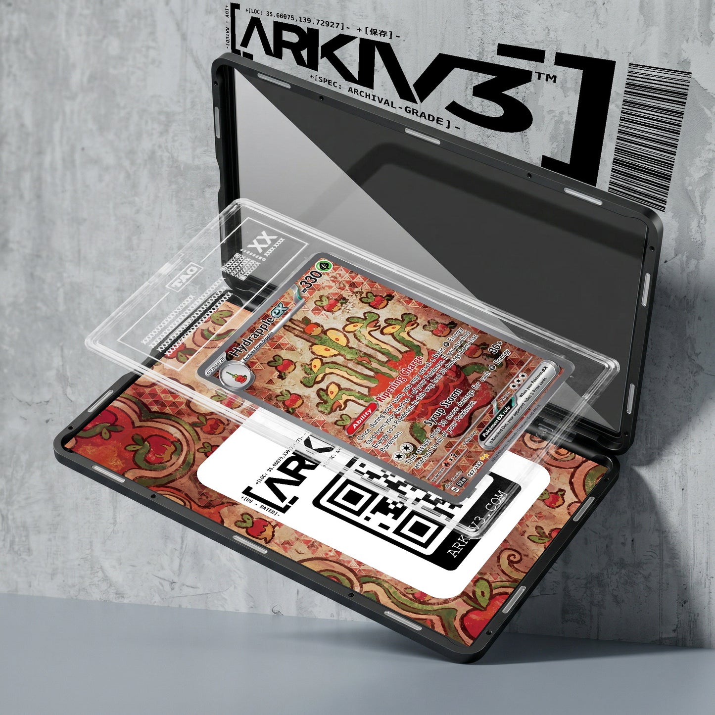 ARKIV3 TAG graded exploded mockup