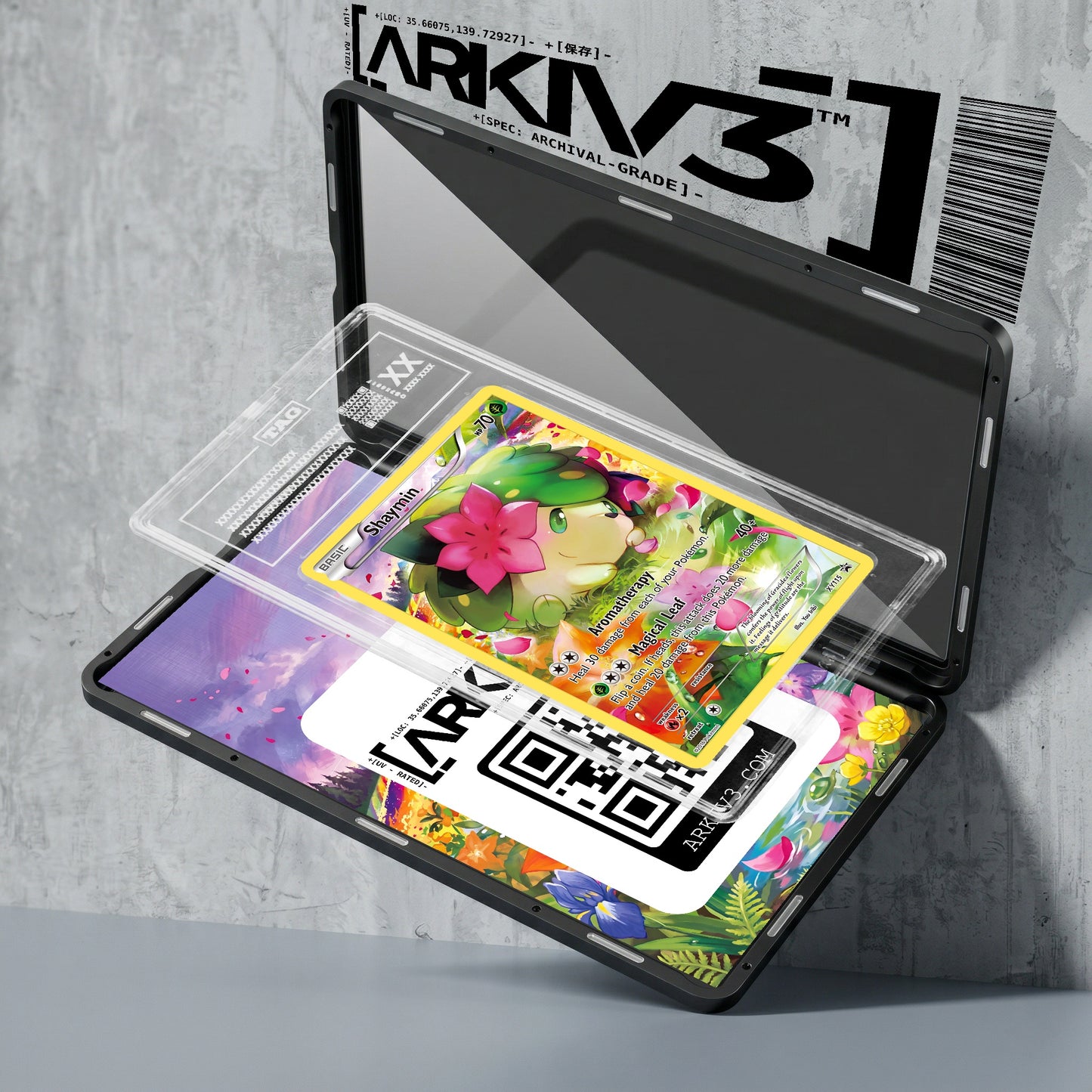 ARKIV3 TAG graded exploded mockup