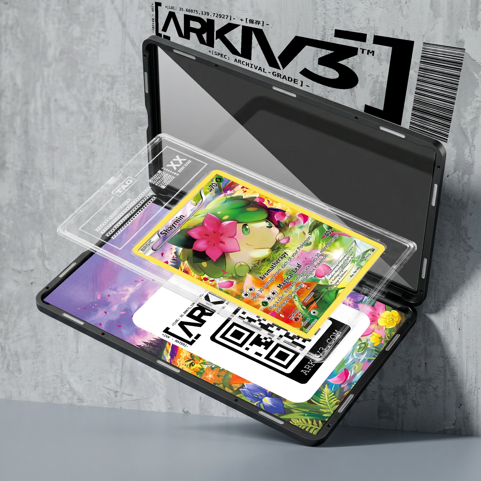 ARKIV3 TAG graded exploded mockup