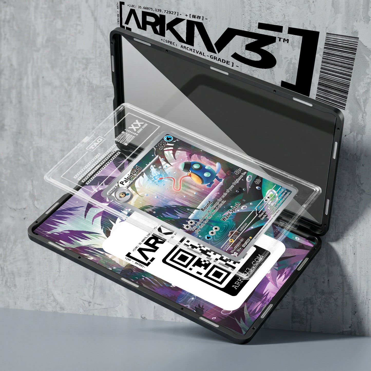 ARKIV3 TAG graded exploded mockup