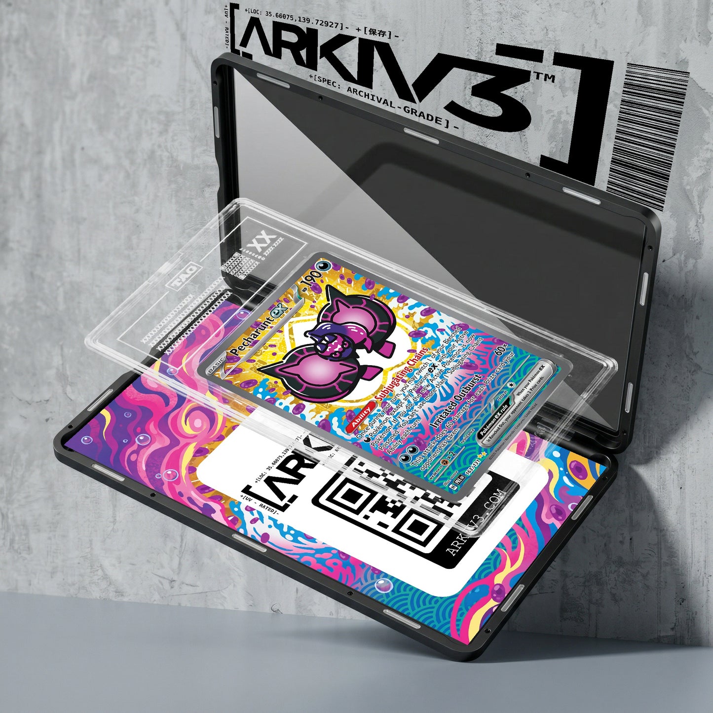ARKIV3 TAG graded exploded mockup