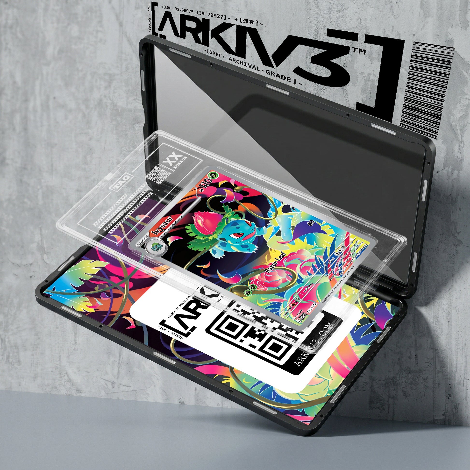 ARKIV3 TAG graded exploded mockup