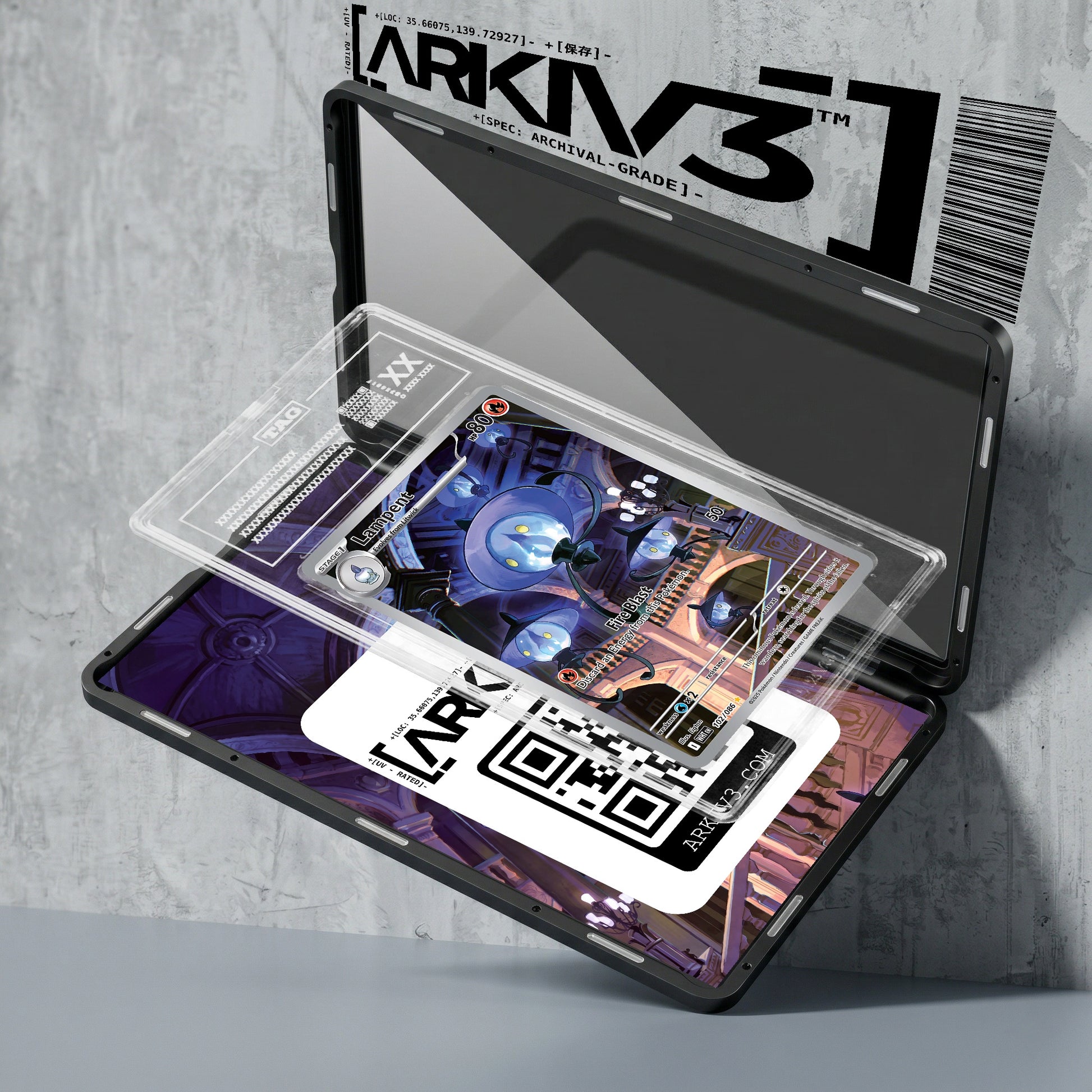 ARKIV3 TAG graded exploded mockup