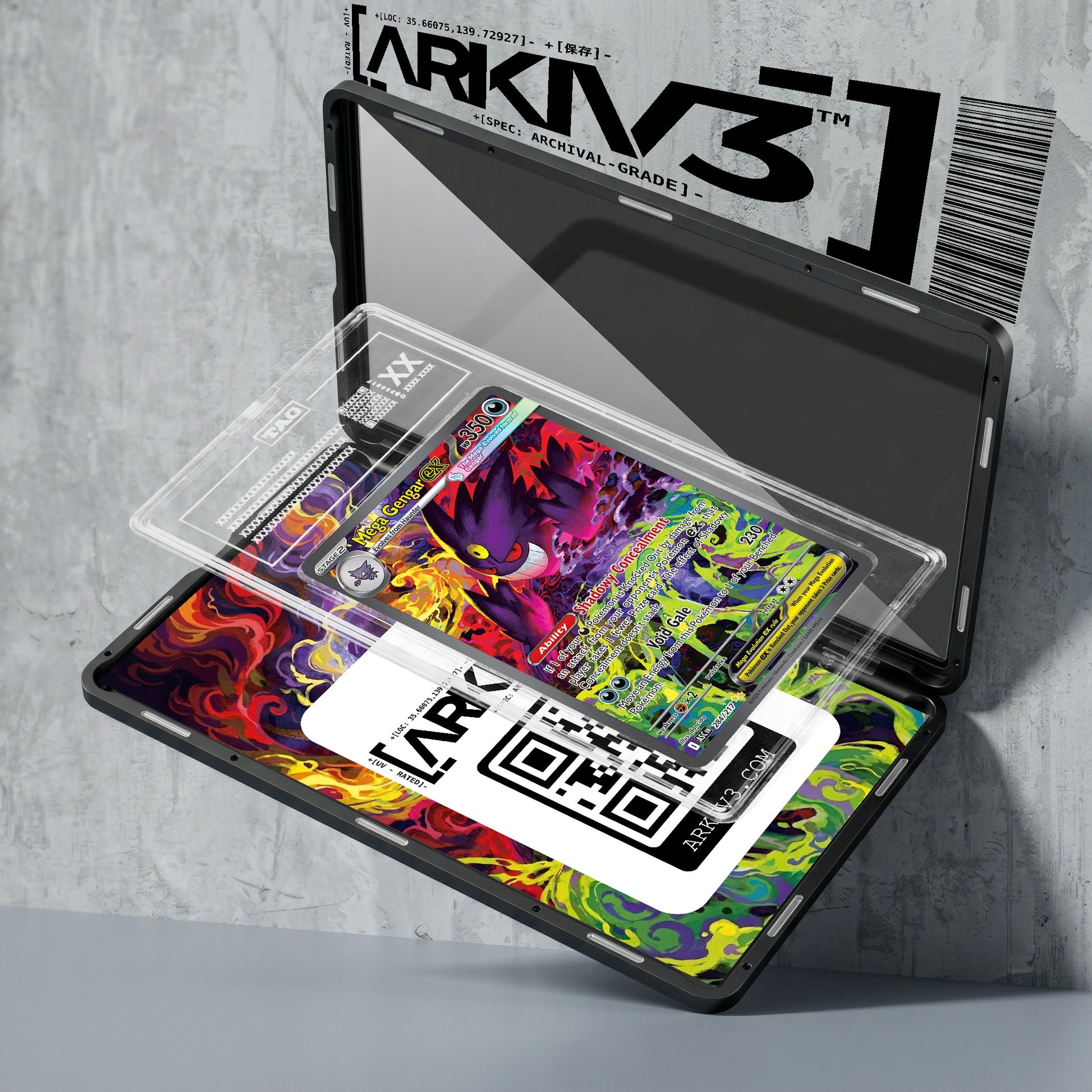 ARKIV3 TAG graded exploded mockup