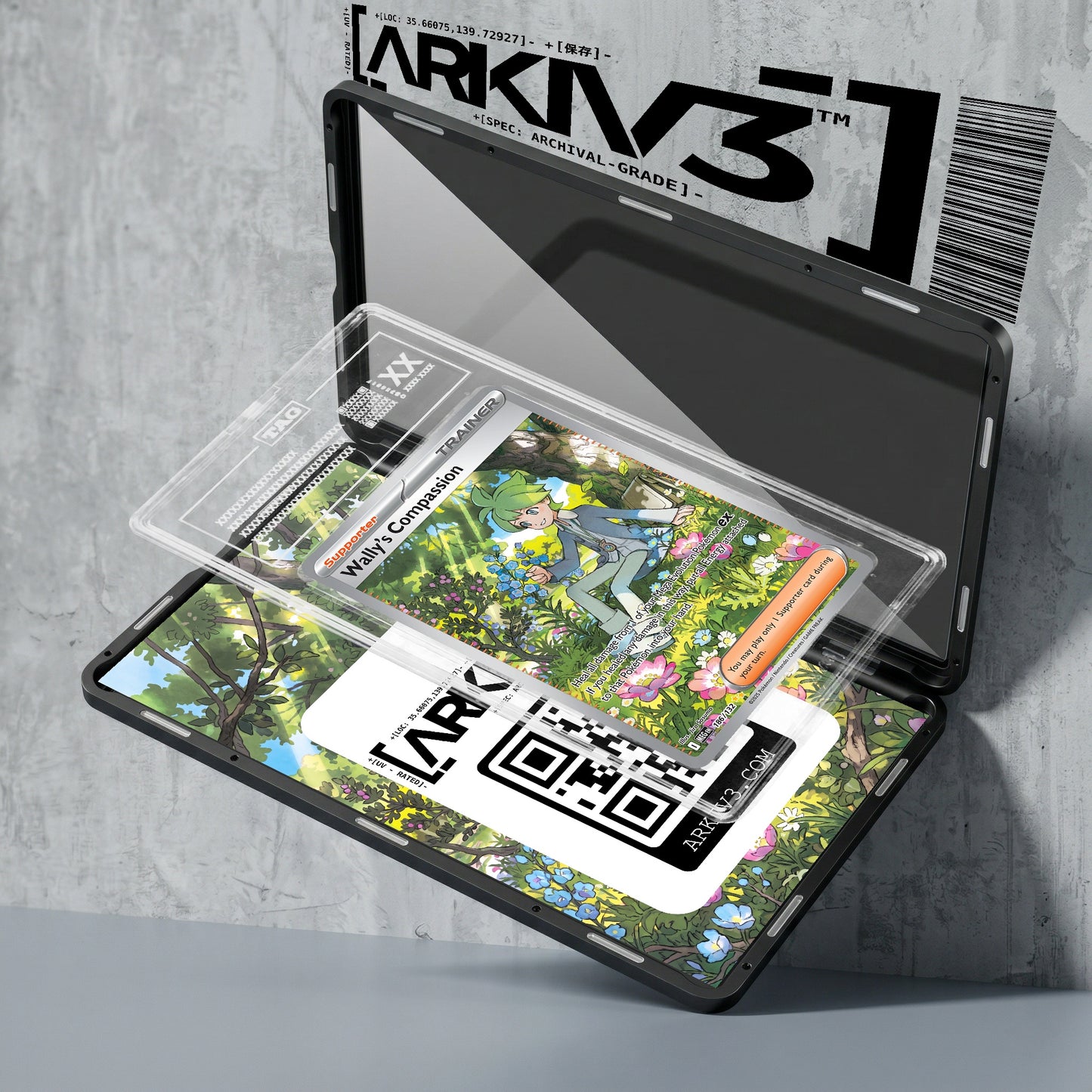 ARKIV3 TAG graded exploded mockup