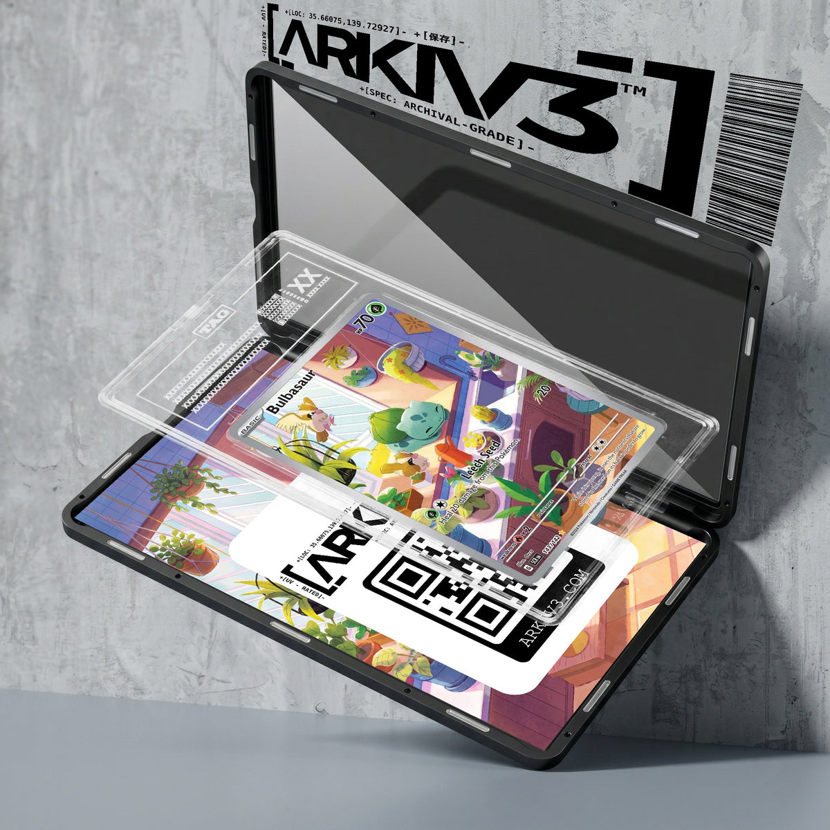 ARKIV3 TAG graded exploded mockup