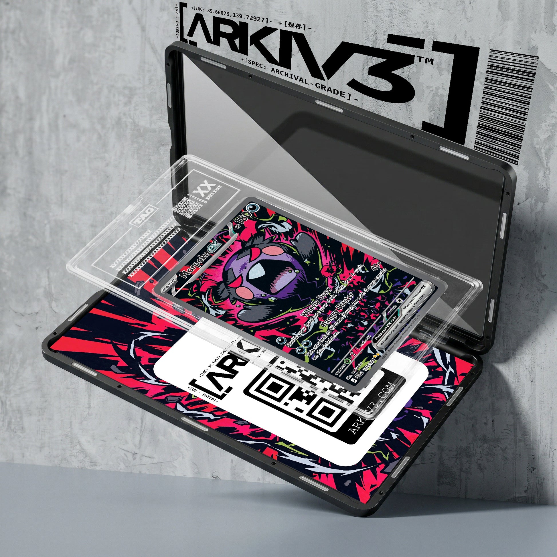 ARKIV3 TAG graded exploded mockup
