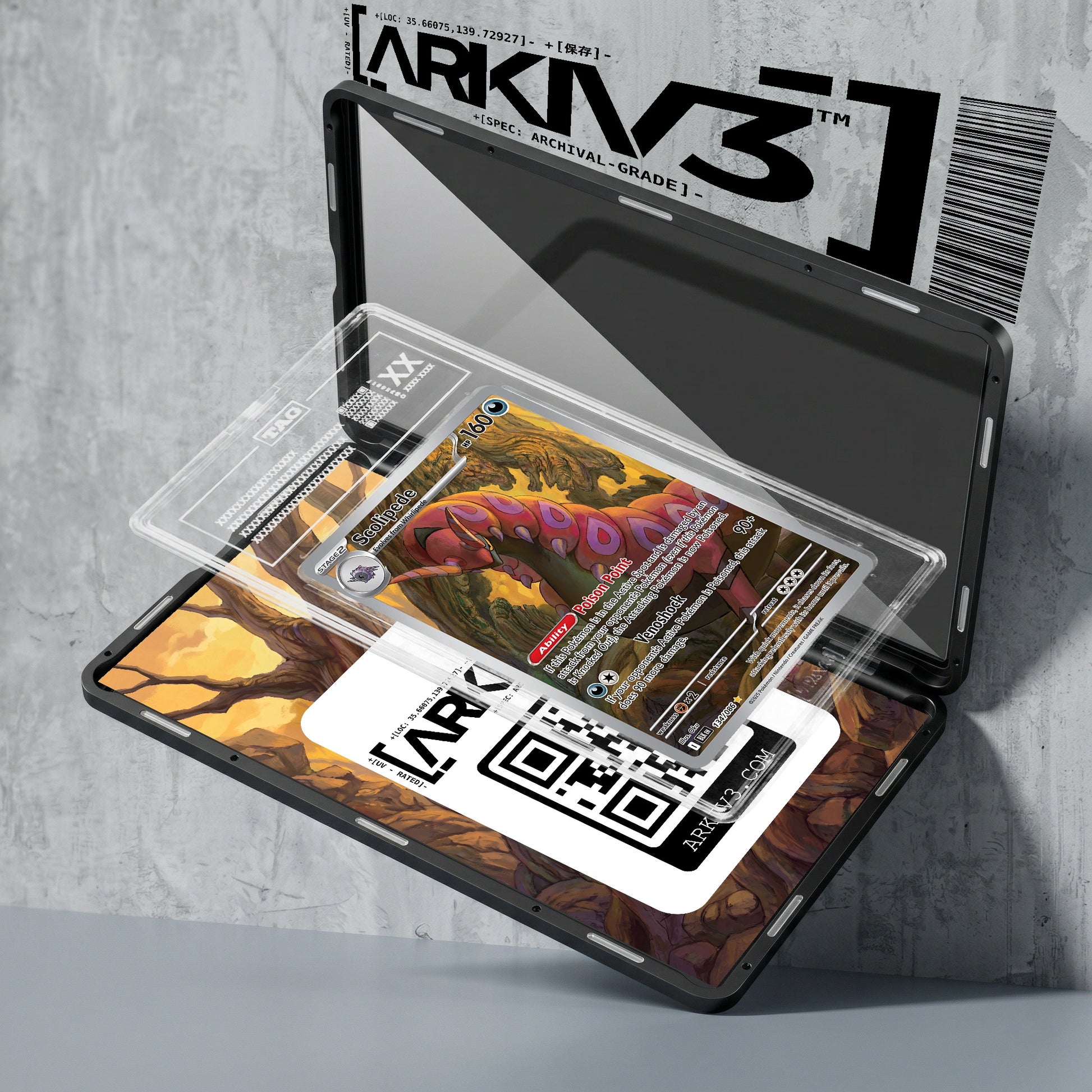 ARKIV3 TAG graded exploded mockup