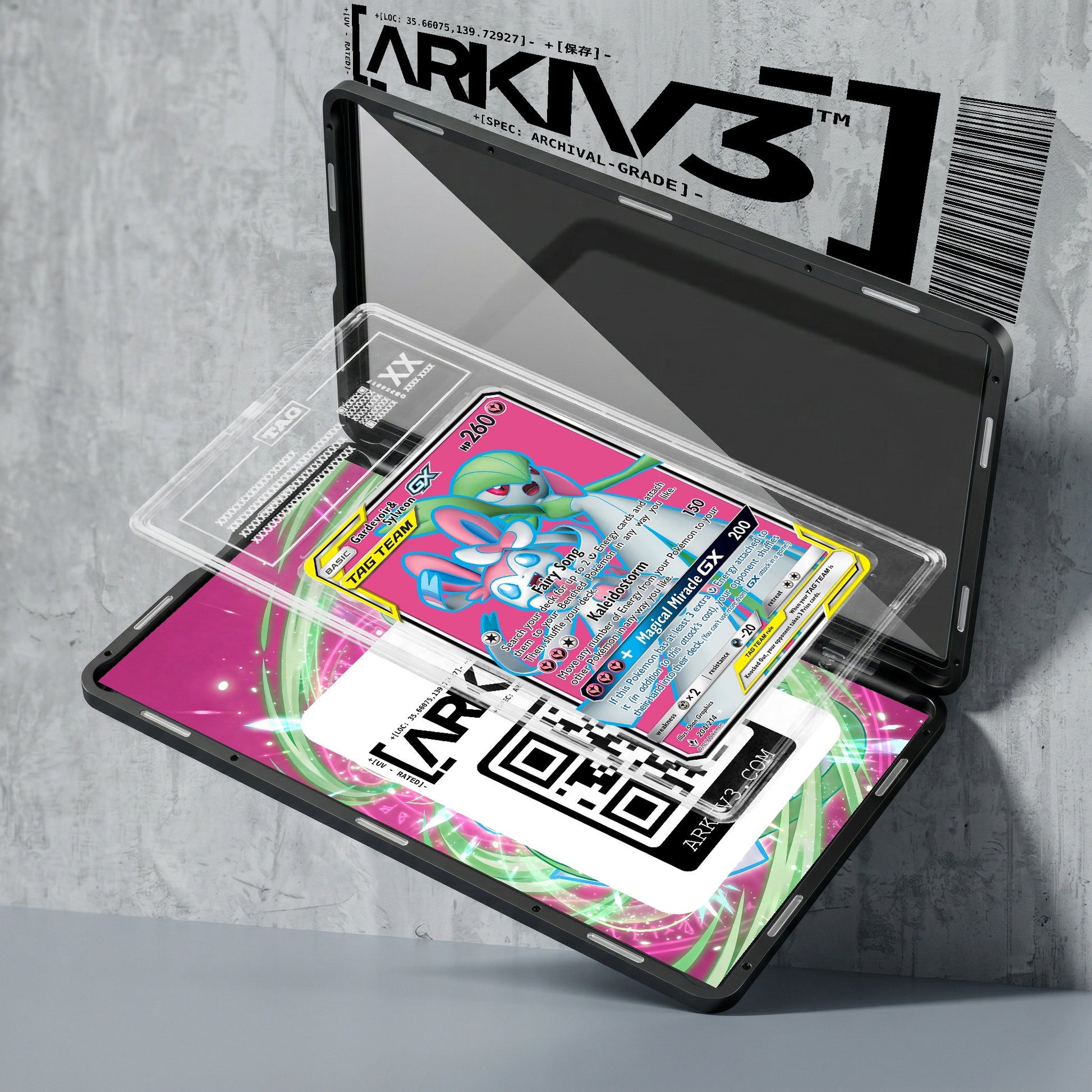 ARKIV3 TAG graded exploded mockup