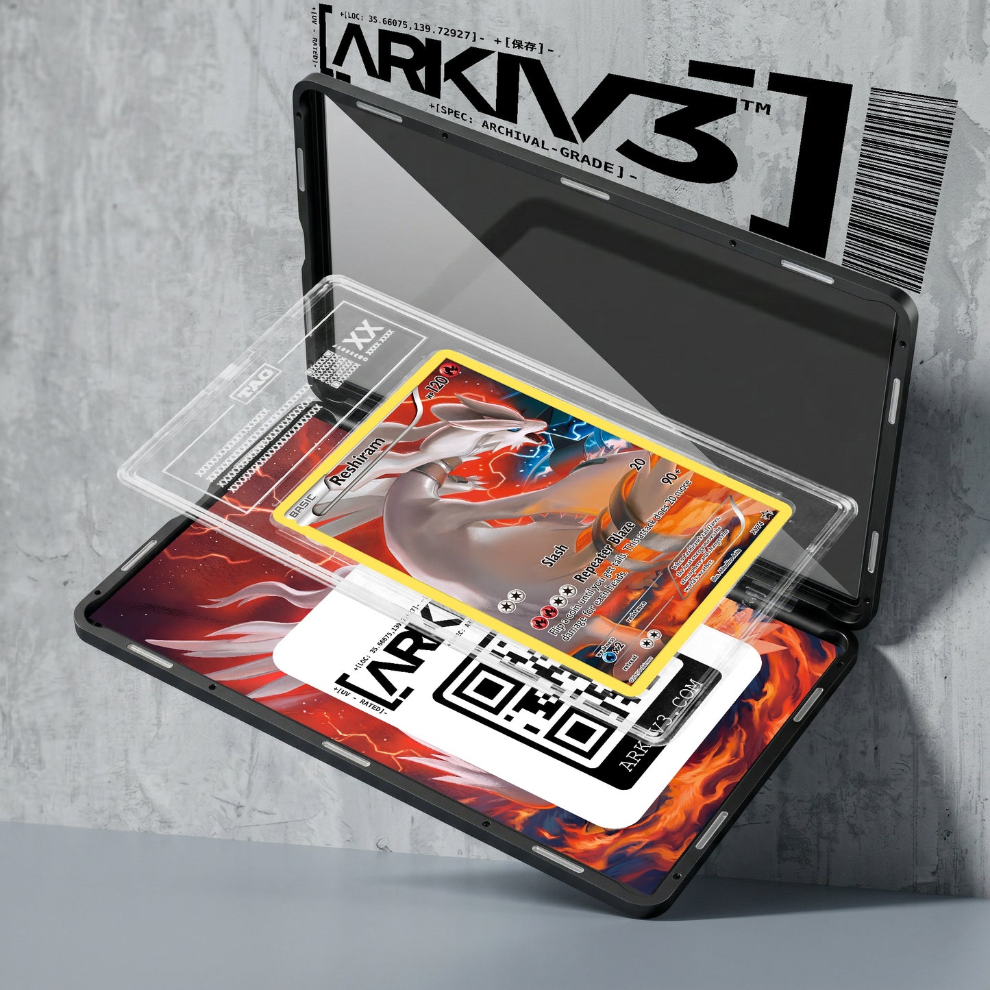 ARKIV3 TAG graded exploded mockup