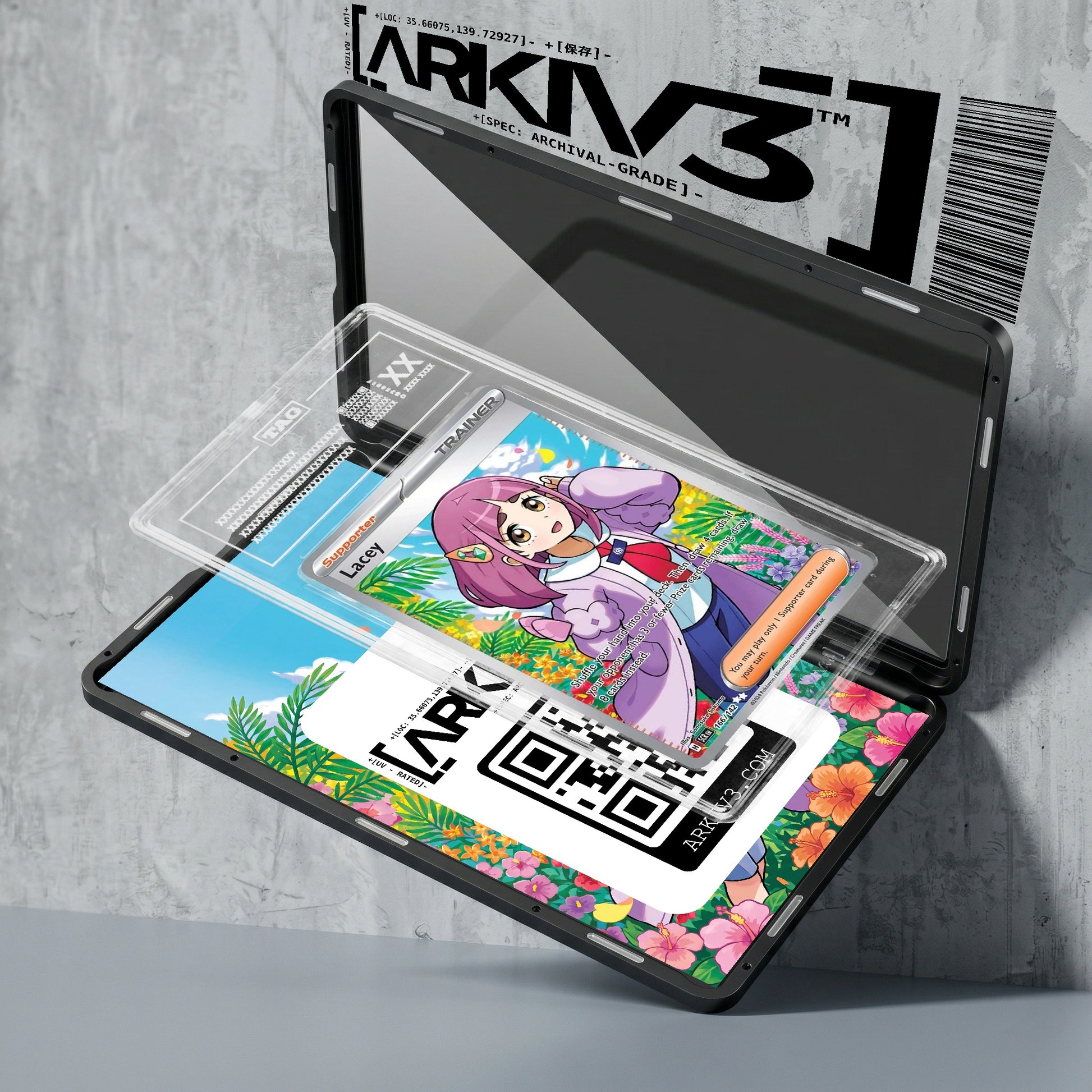 ARKIV3 TAG graded exploded mockup