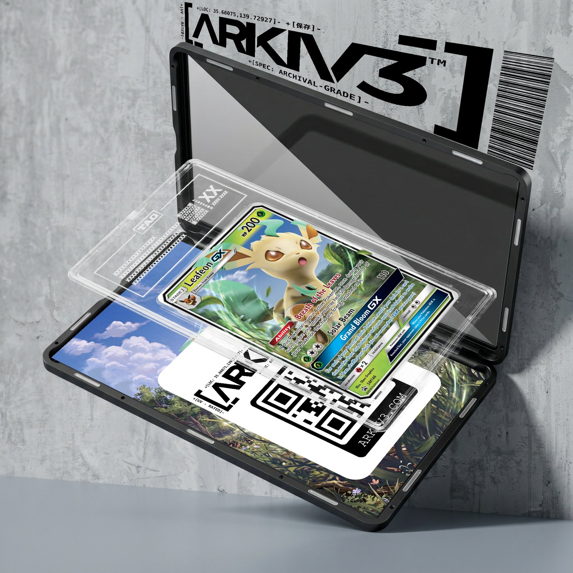 ARKIV3 TAG graded exploded mockup